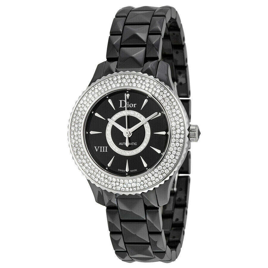 Dior VIII Ceramic CD1235E1C001 Diamond Stainless Steel Automatic 34MM Watch