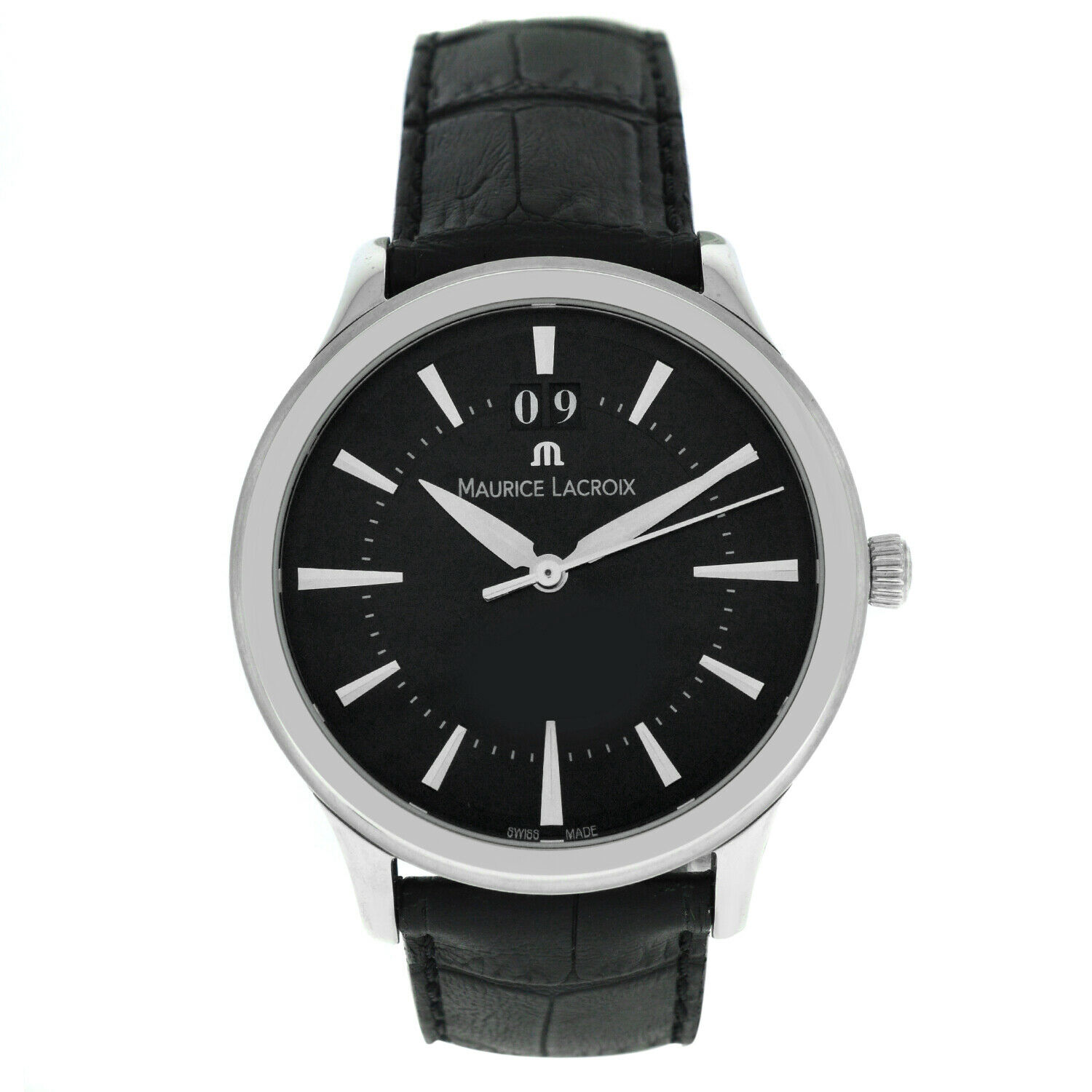 Maurice Lacroix Les Classiques LC1128-SS001-330 Date Steel Quartz 40MM Watch