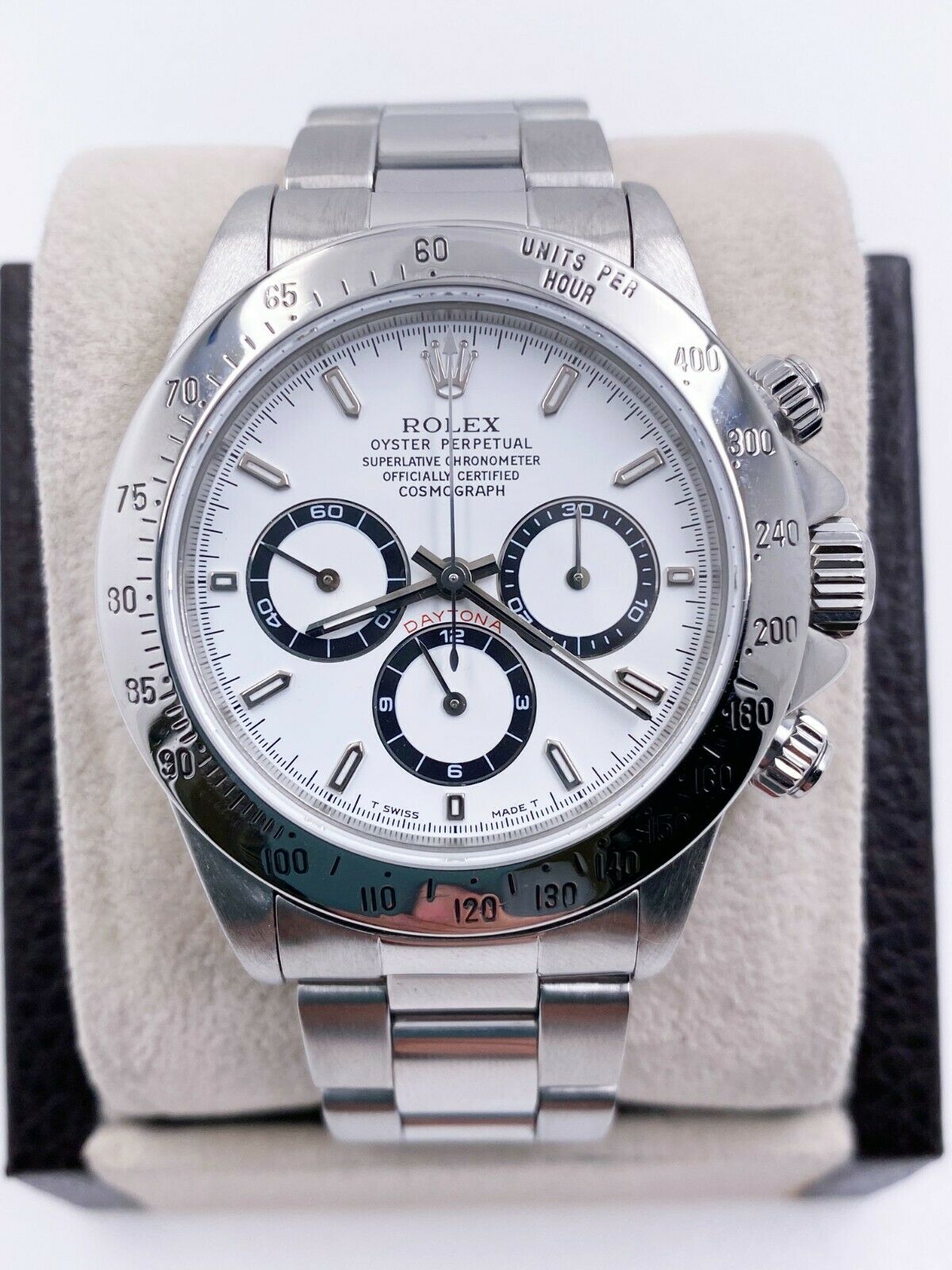 Rolex 16520 Daytona White Dial Stainless Steel Box Papers