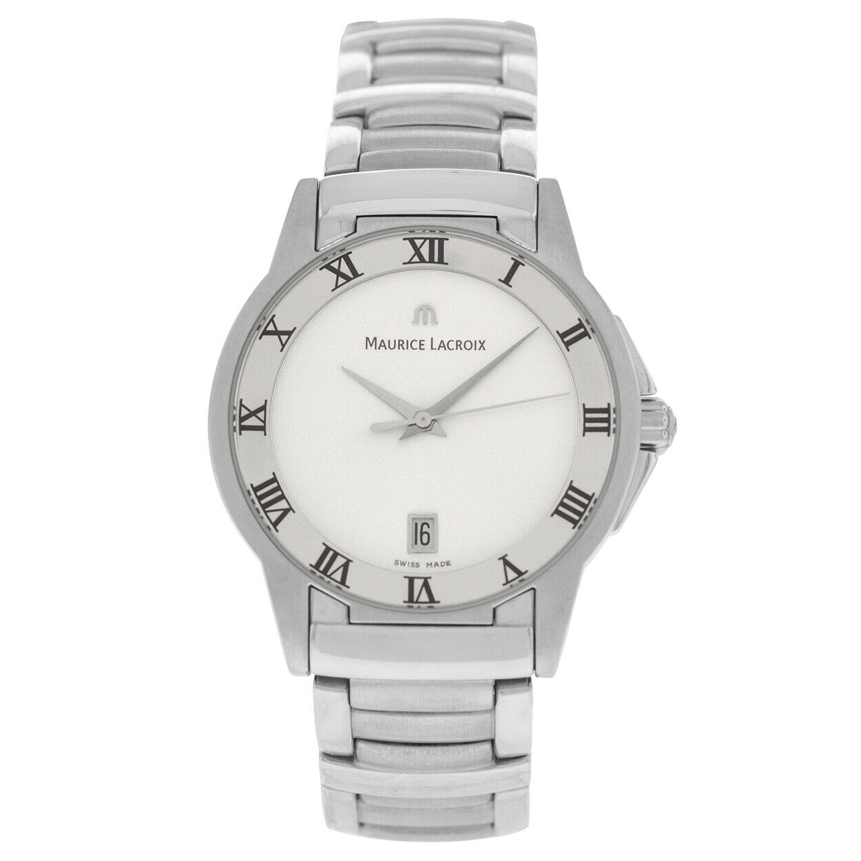 Maurice Lacroix Miros MI1016-SS002-110 Mens Stainless Steel Quartz 36MM Watch