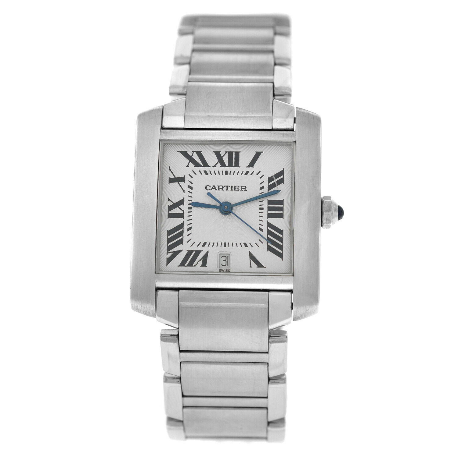 Cartier Tank Francaise 2302 Unisex Steel Automatic Date 28MM Watch