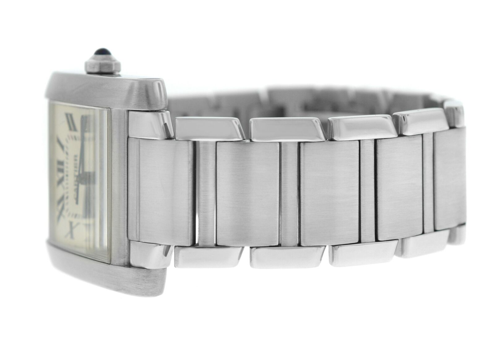 Cartier Tank Francaise 2302 Unisex Steel Automatic Date 28MM 