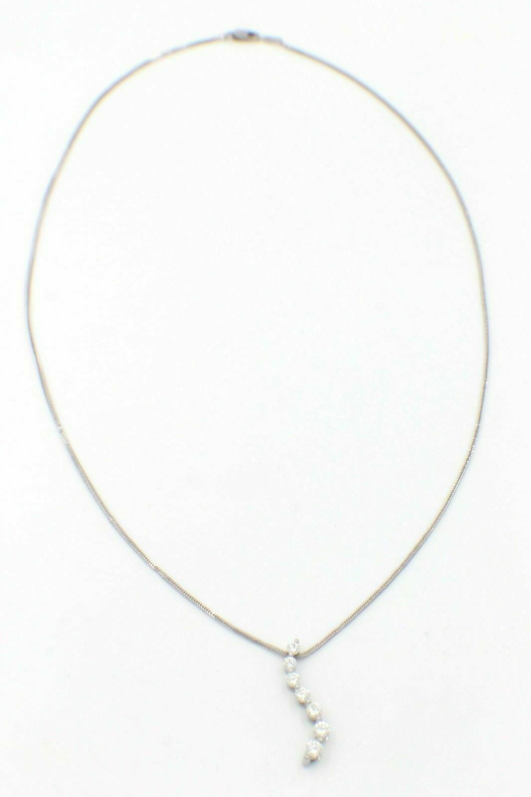 Leo Journey Diamond Necklace Pendant 0.61 tcw set in 14k White Gold