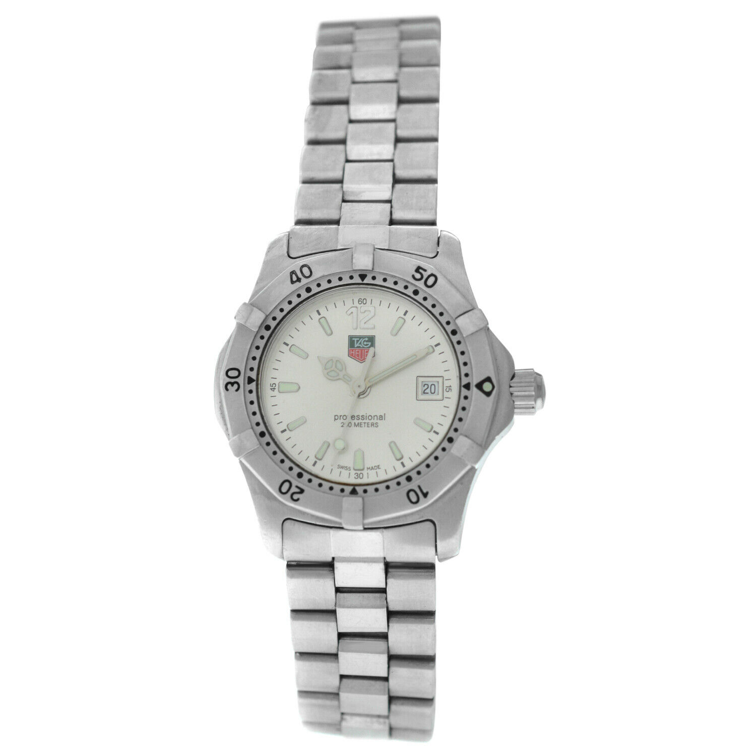 Tag Heuer WK1312-0 Ladies Stainless Steel Date Quartz 28MM Watch