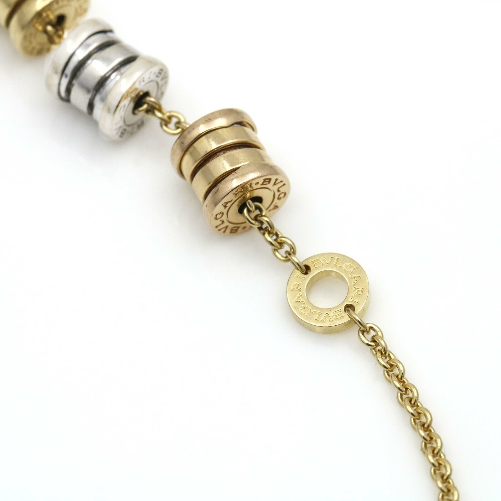 ブルガリ　プレート Bvlgari Women's B.Zero1 Bracelet In 18k Gold With Tricolor Charms