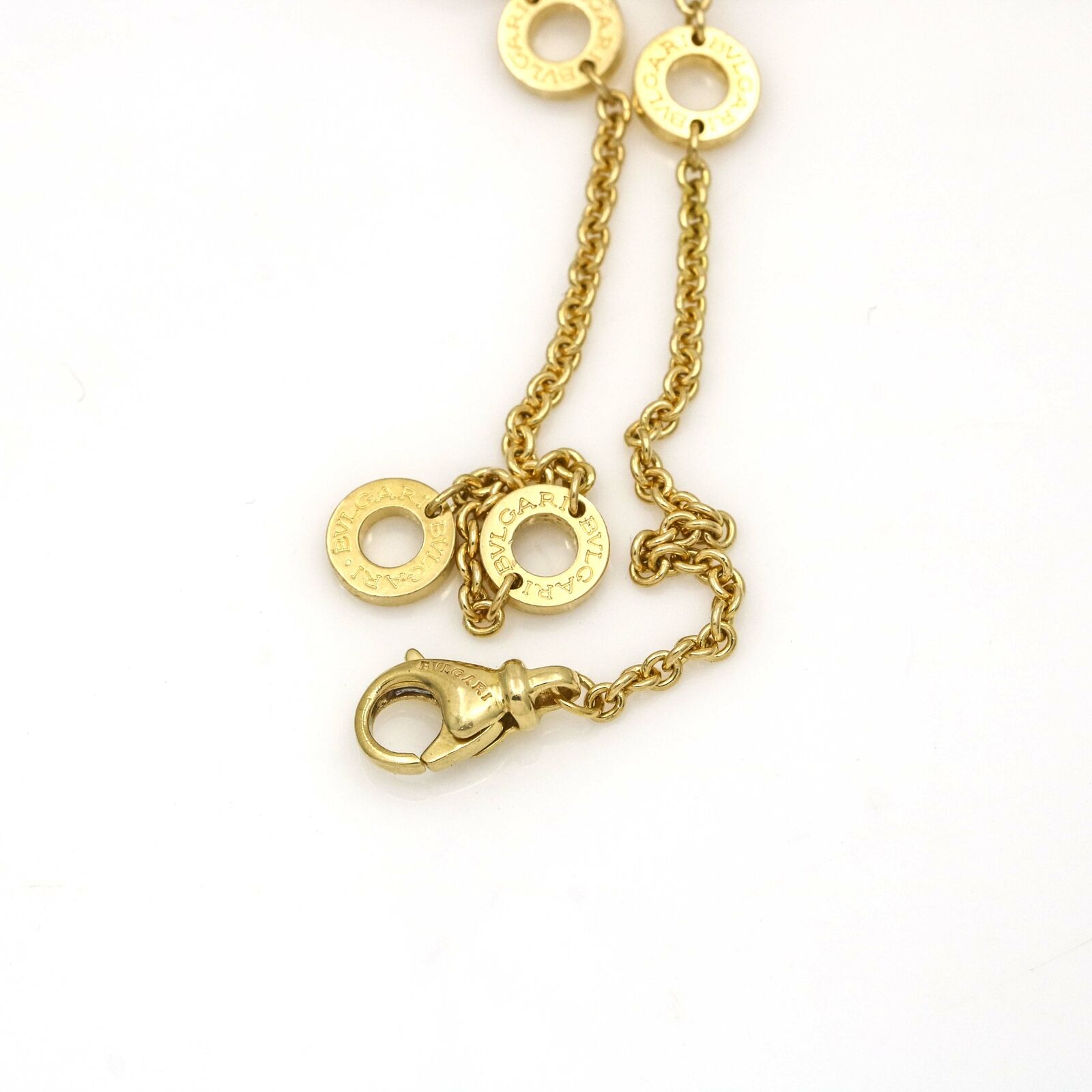 Bvlgari Women's B.Zero1 Bracelet In 18k Gold With Tricolor Charms