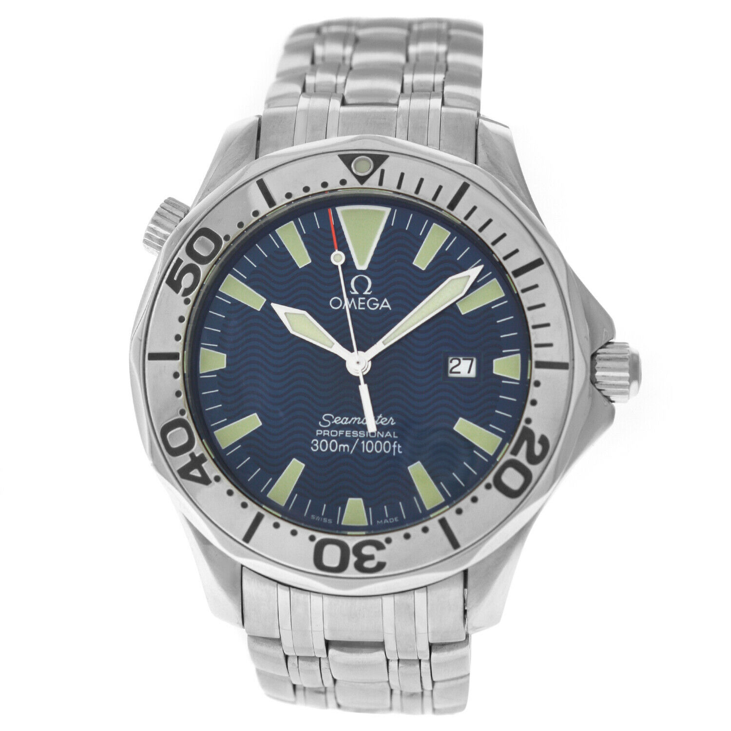 Omega Seamaster 2265.80 Men's Stainless Steel 41MM Date Quartz Watch
