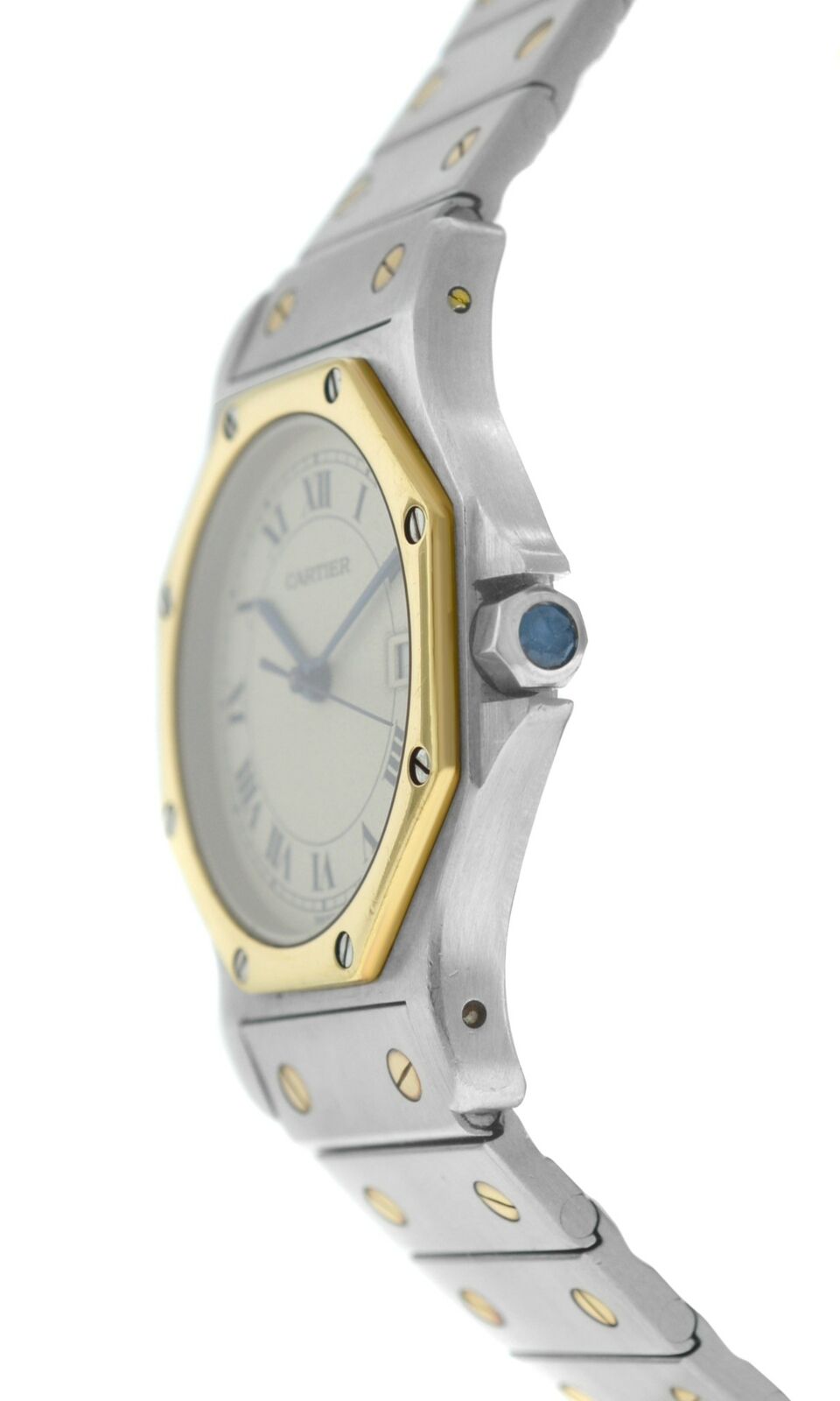 Ladies' Cartier Santos Octagon 187902 Steel 18K Yellow Gold 30MM