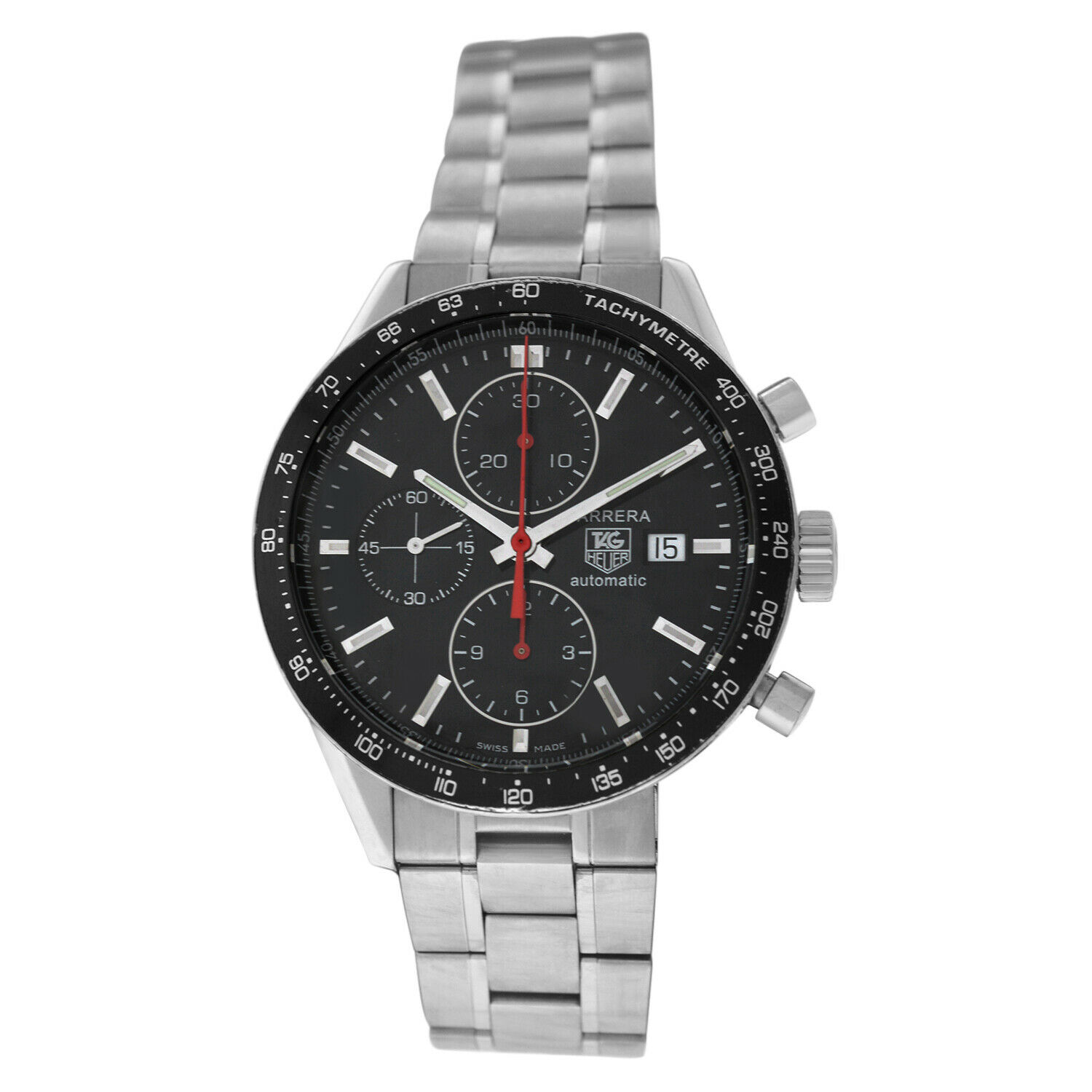 Tag Heuer Carrera CV2014.BA0786 Men's Steel Chronograph Automatic 42MM Watch