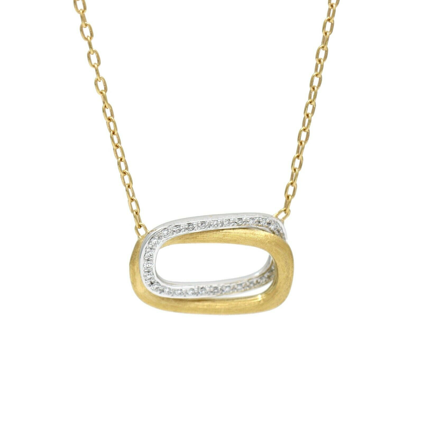 Marco Bicego Murano Link Diamond Necklace in 18k Yellow Gold