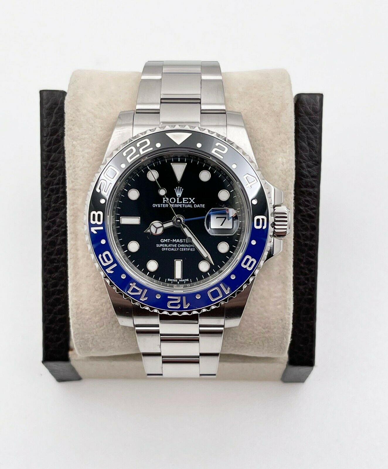 Rolex Batman GMT Master II  Black Blue Stainless Steel
