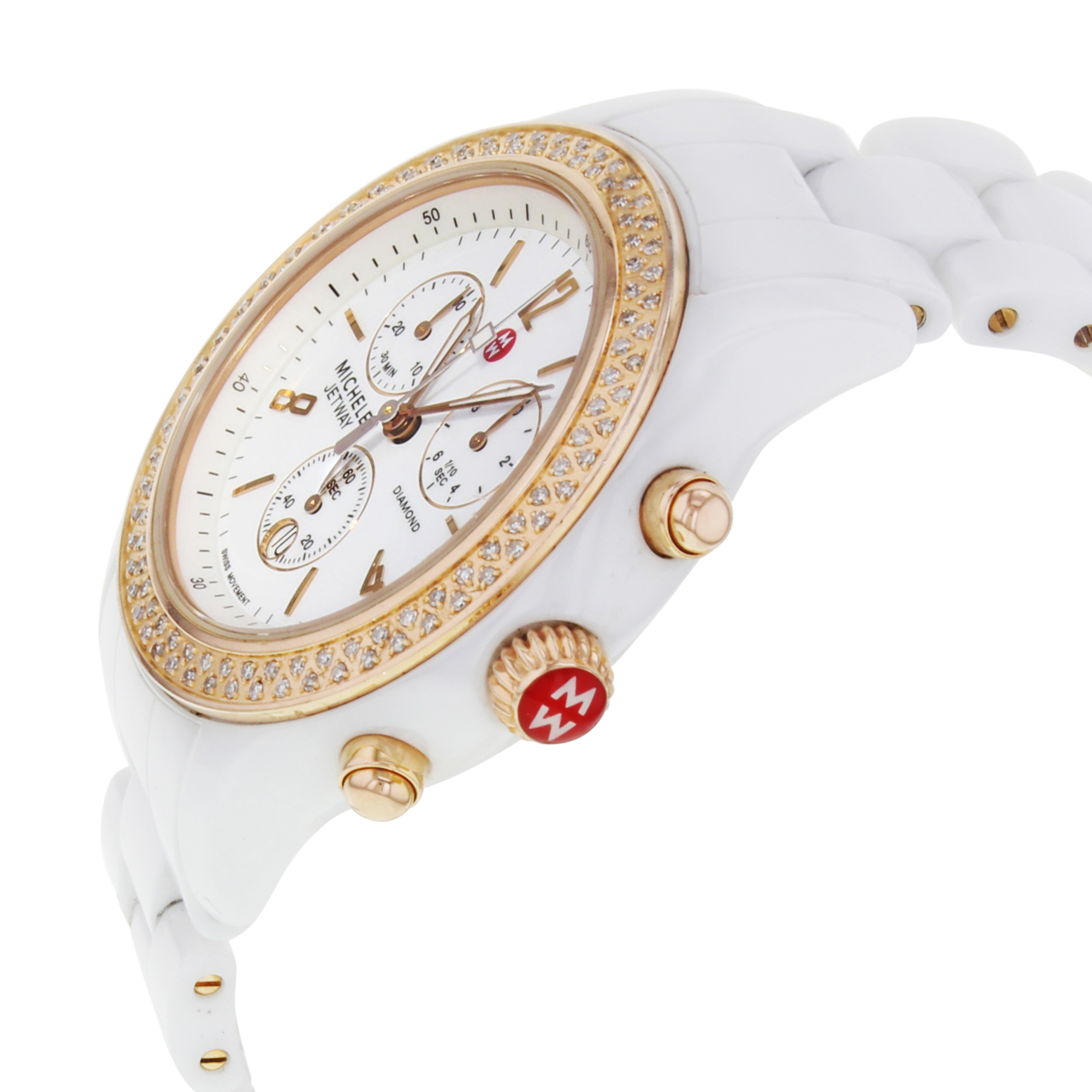 $2500 NWT Michele Jetway MOP watch MWW17A000033 20395-441d2-  main image 3