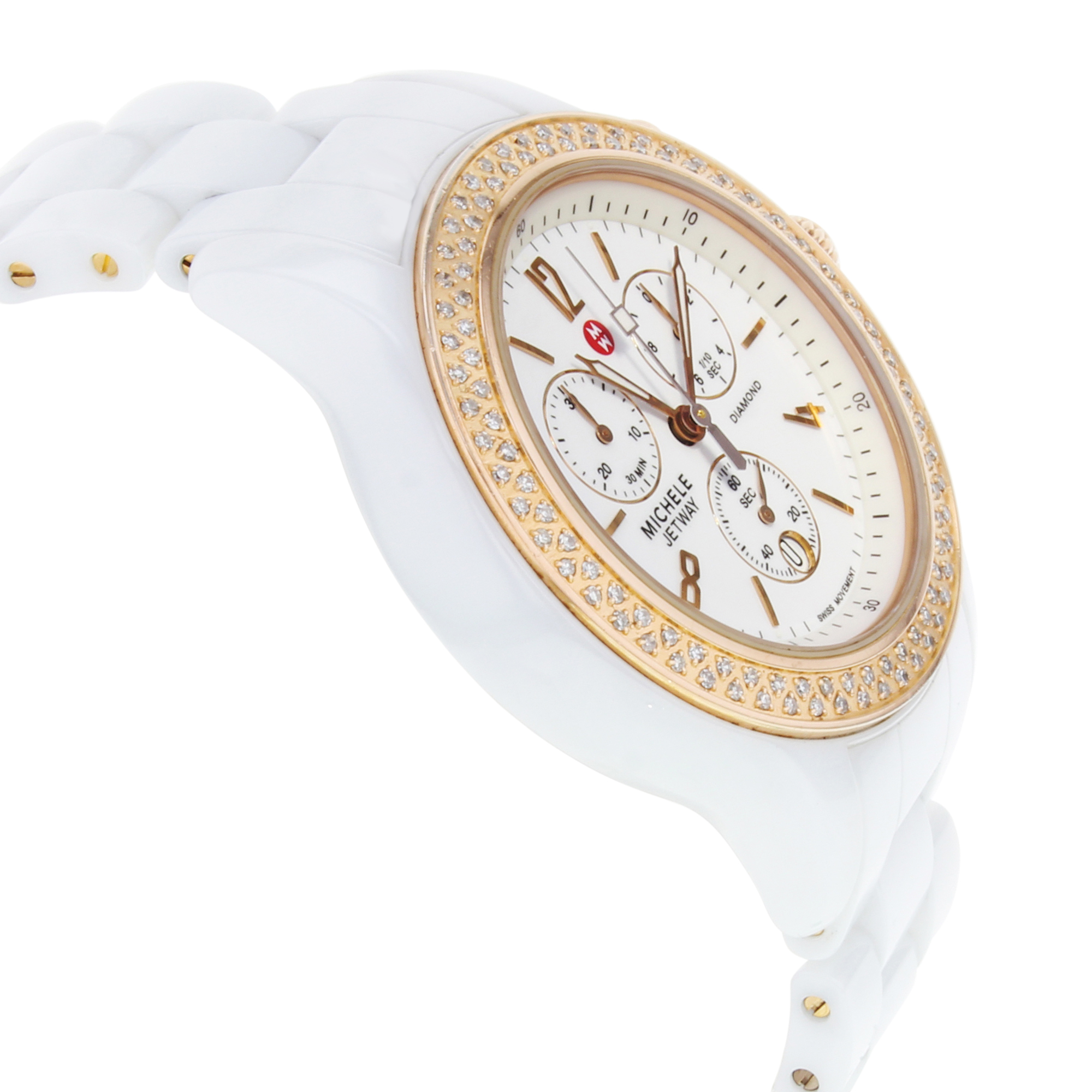 Michele Jetway MWW17B000008 39mm Womens Watch | Michele 