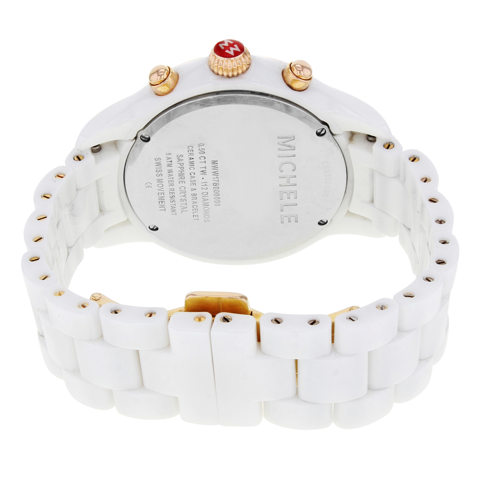 $2500 NWT Michele Jetway MOP watch MWW17A000033 20395-441d2-  main image 4