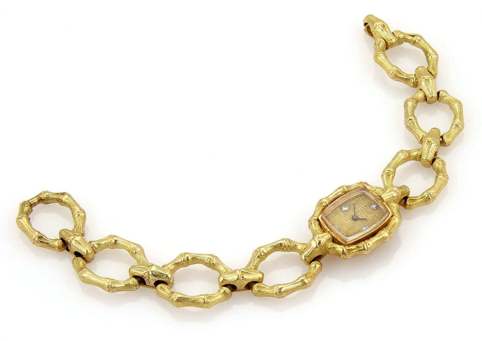 Chopard Spritzer  Fuhrmann 18k Gold Diamond Dial Ladies Wrist Watch