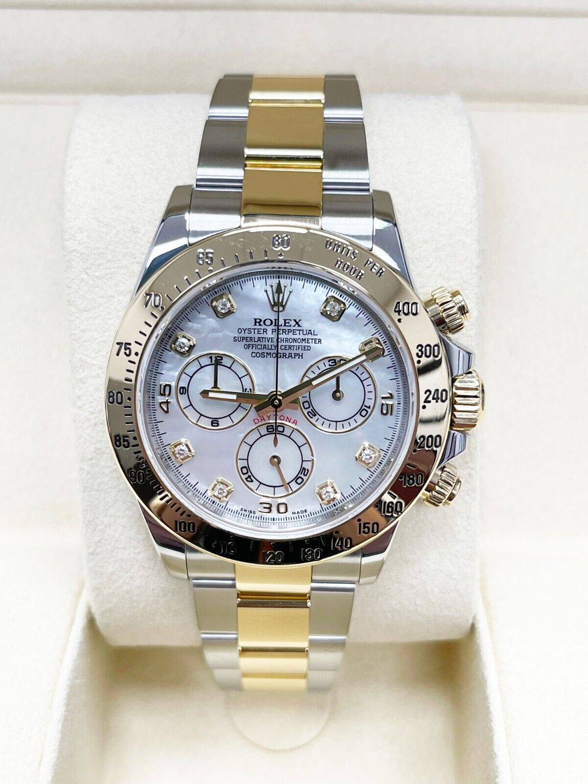 Rolex 116523 Daytona MOP Diamond Dial