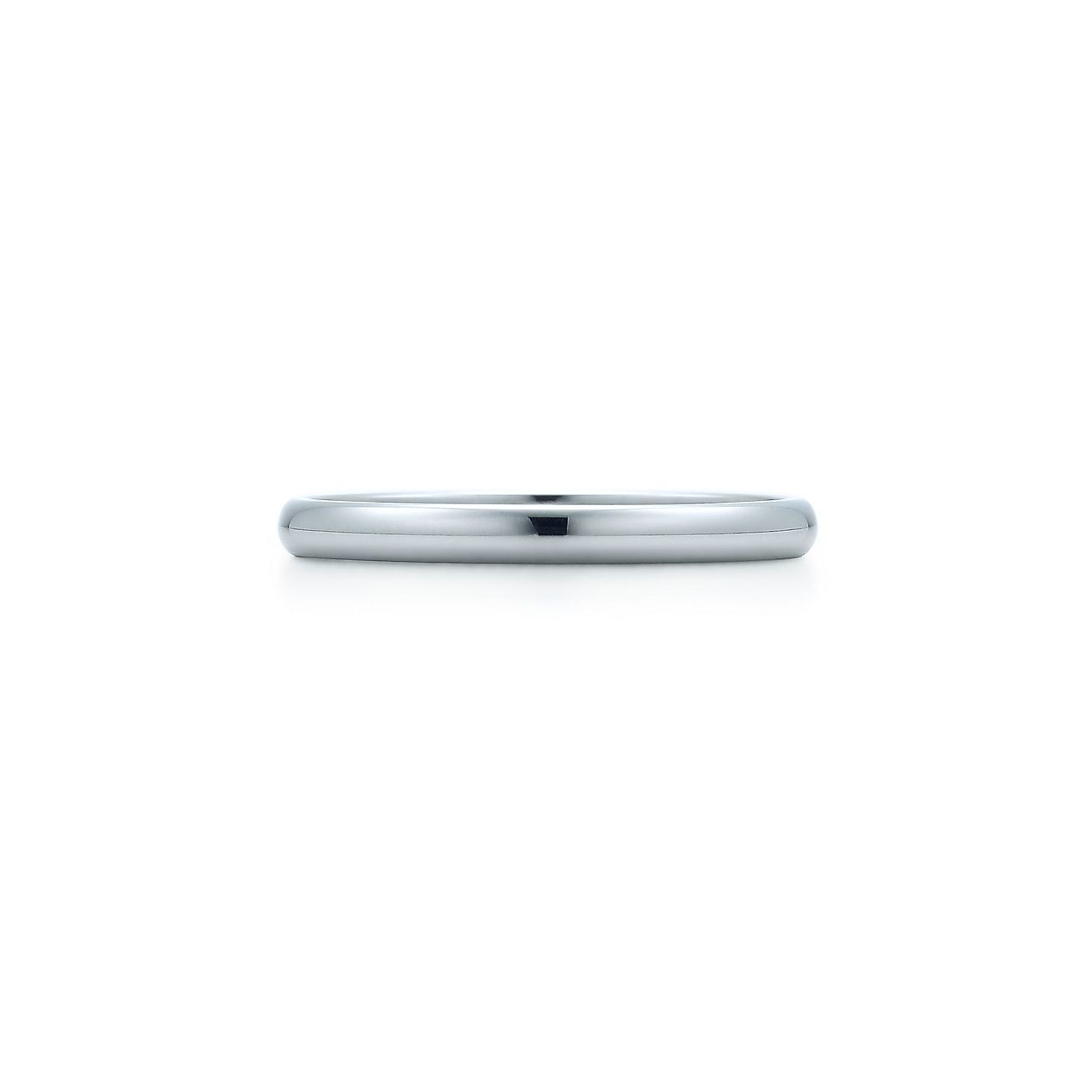 Tiffany  co Classic Wedding Band Ring 2 MM Platinum