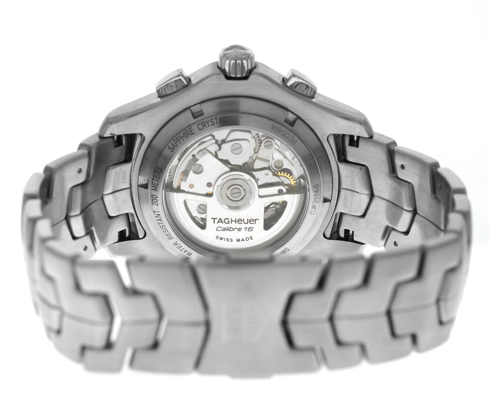 Tag Heuer Link CJF2114-0 Chronograph Steel Date Automatic Men's