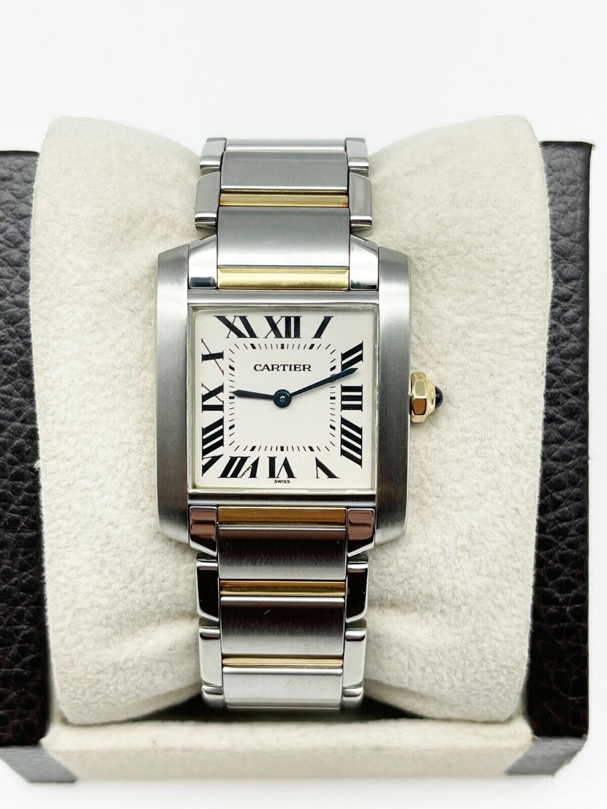 Cartier Tank Francaise Midsize 18K Yellow Gold Stainless Steel Watch