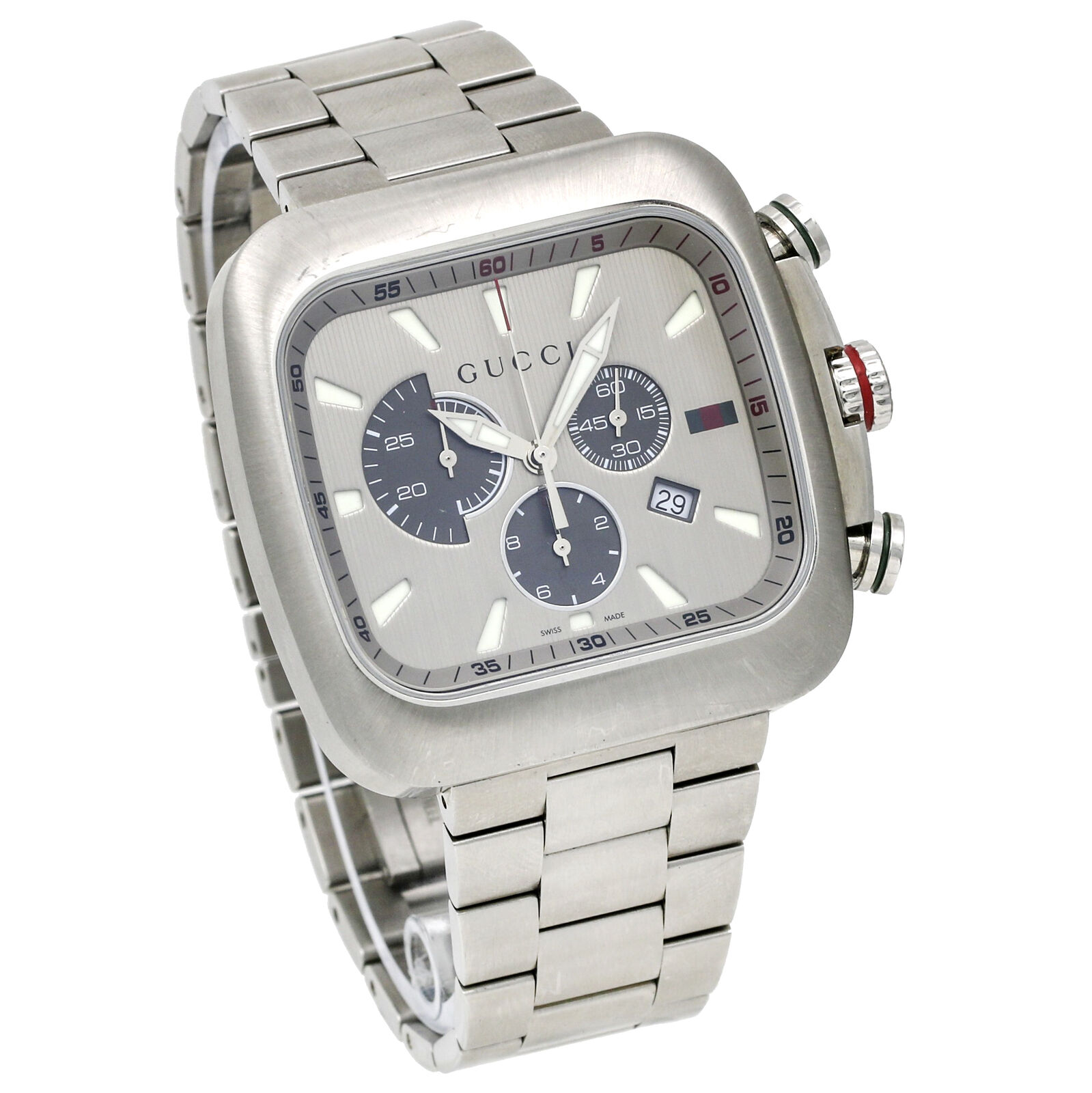 Men's Gucci Coupe Quartz XL Chronograph TV Case Watch | Gucci