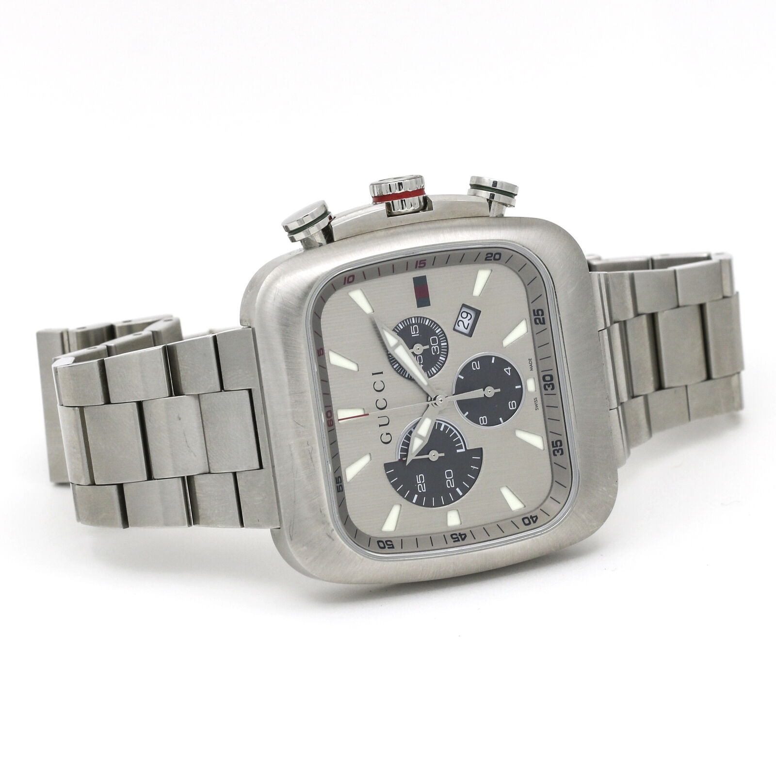 Men's Gucci Coupe Quartz XL Chronograph TV Case Watch | Gucci