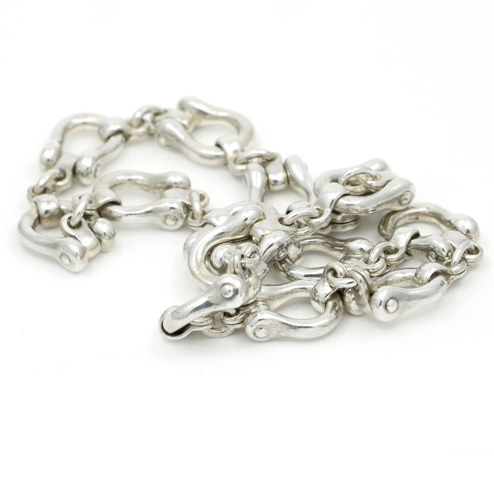 Tiffany & Co. Horseshoe Link Necklace In Sterling Silver | Tiffany