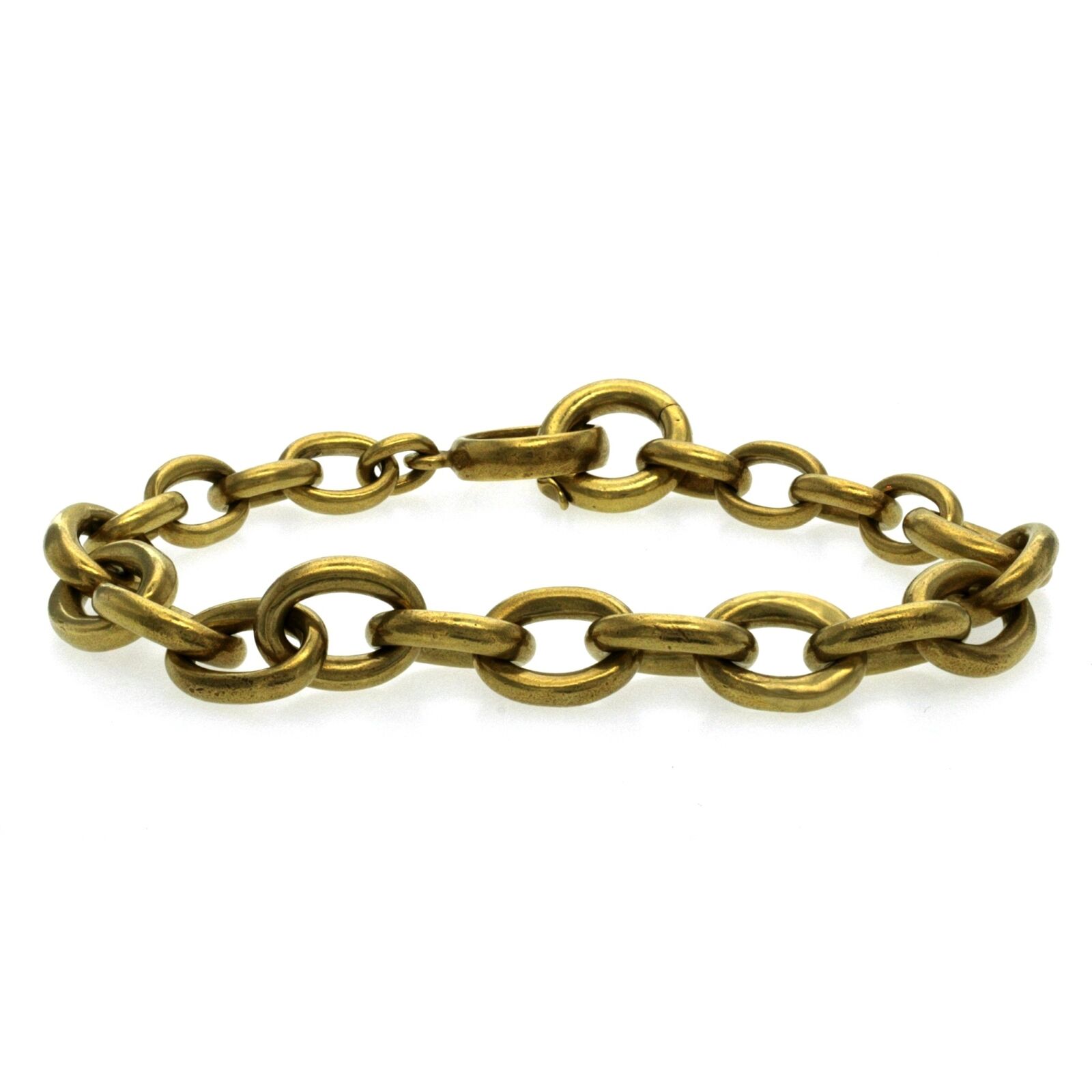 Kieselstein Cord 18 Karat Yellow Gold Link Bracelet Size 8.5