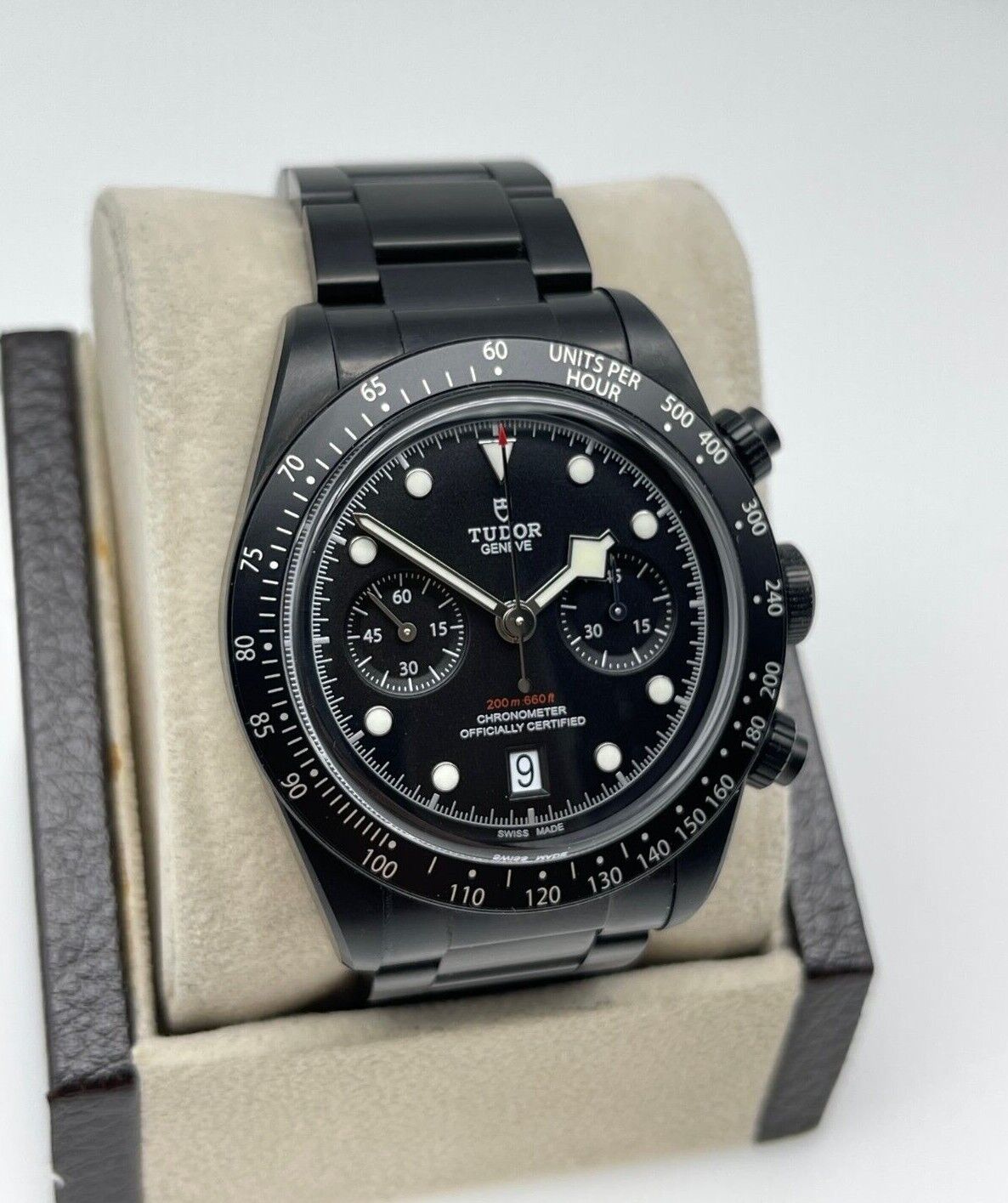 Tudor 79360DK Black Bay Chrono Dark PVD Coated Steel
