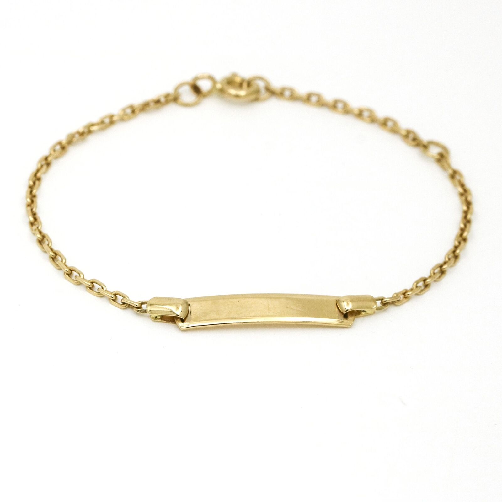 Toddlers ID Adjustable Bracelet in 18k Yellow Gold