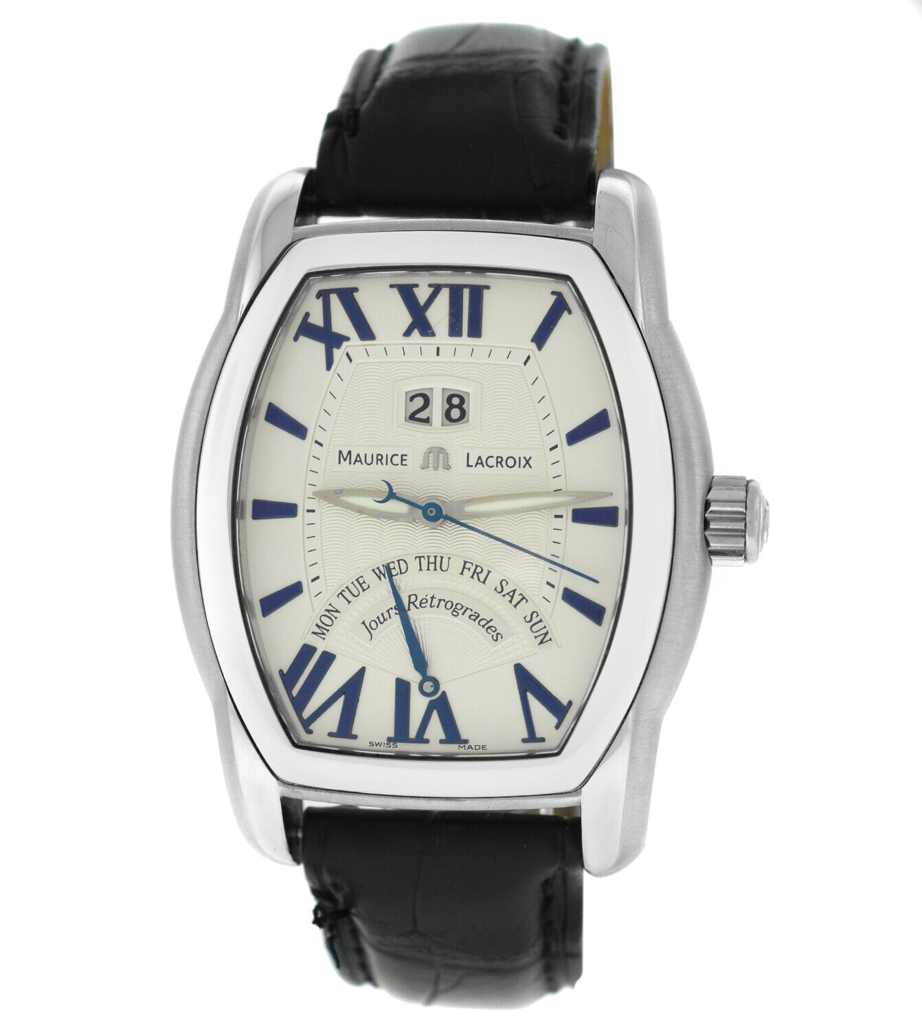 Maurice Lacroix Masterpiece Jours Retrograde Calendar Date 38MM