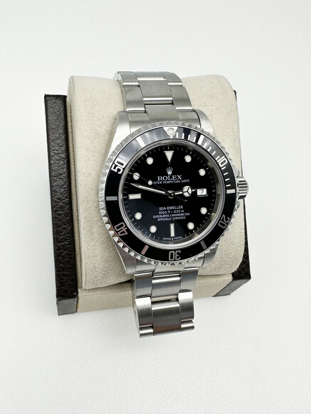 2002 Rolex Sea Dweller  Black Dial Bezel Stainless Steel