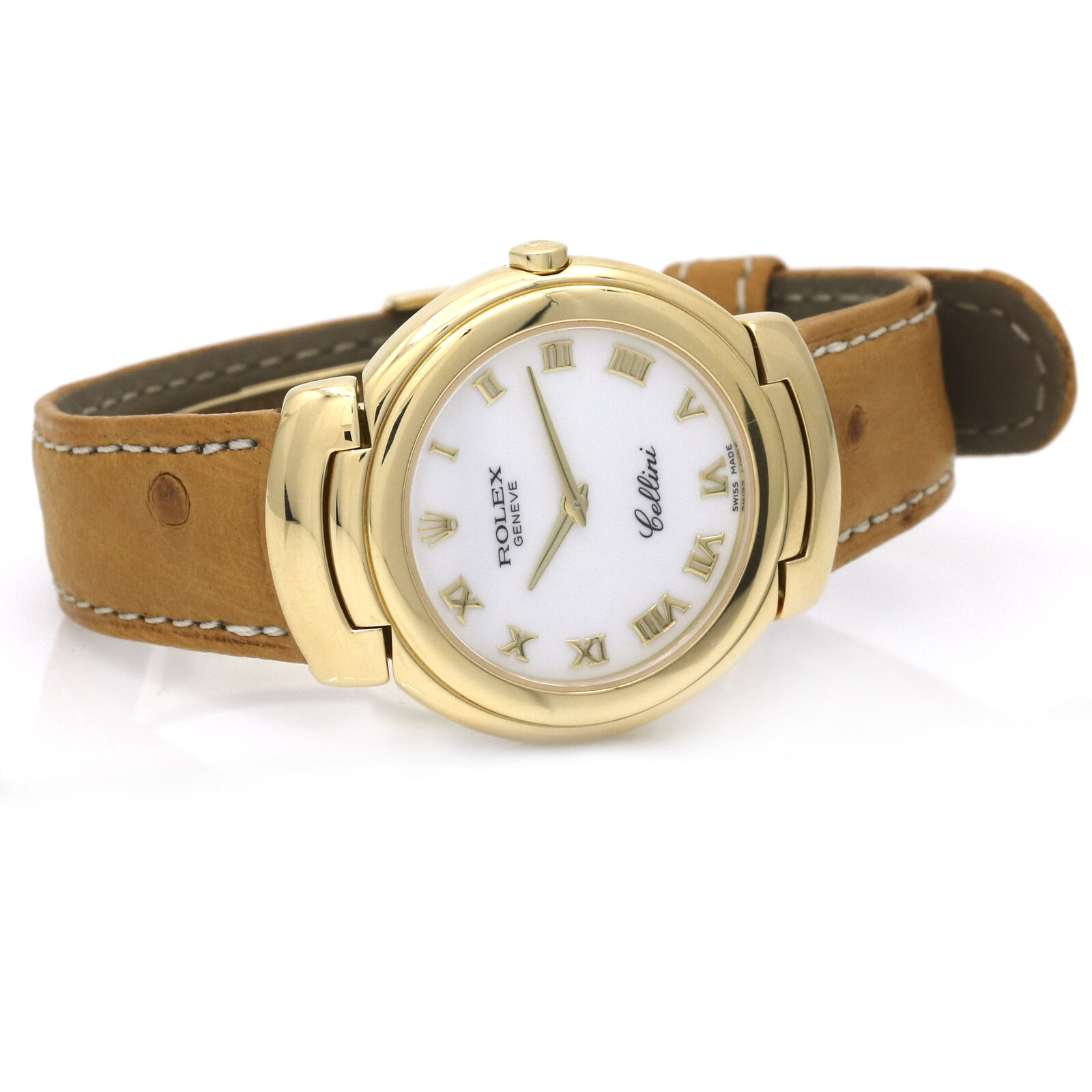 ulla johnson rose gold dress Rolex Cellini Champagne dial ref. 4132 /8 Box and Paper set main image 0