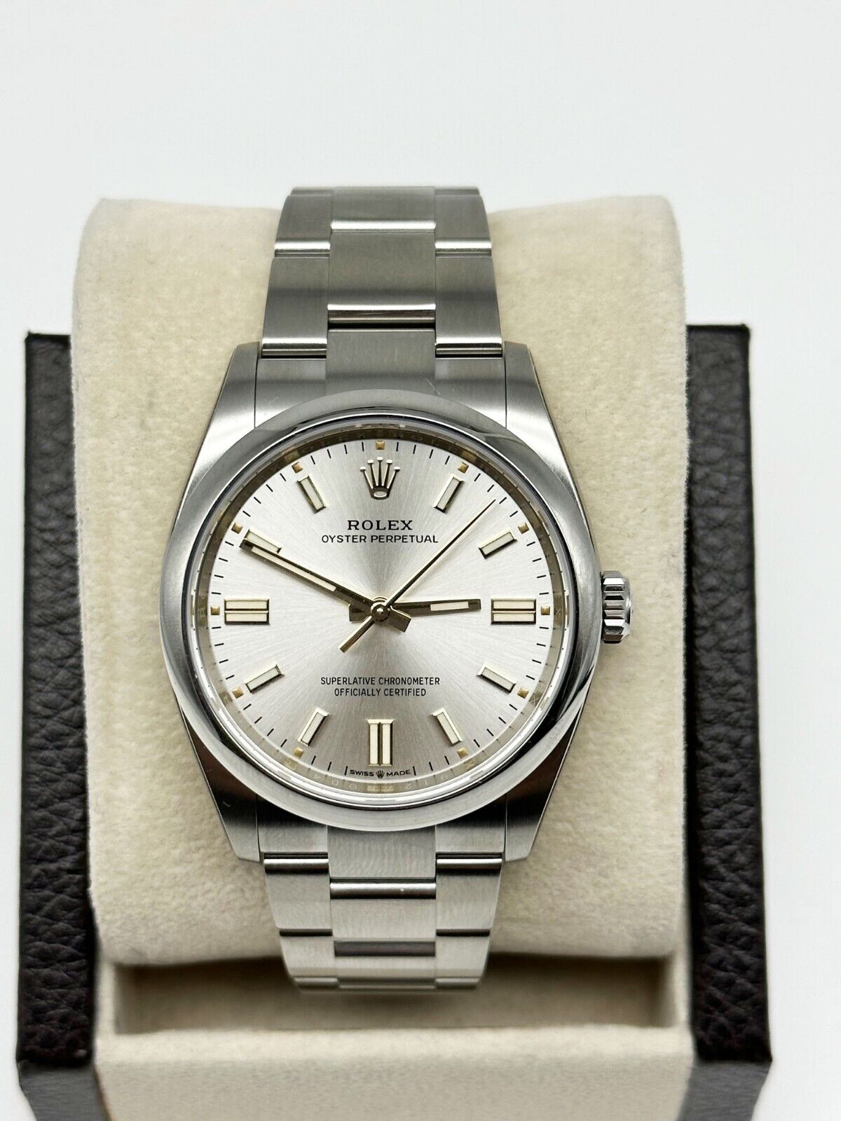BRAND NEW Rolex  Silver Oyster Perpetual Stainless Steel