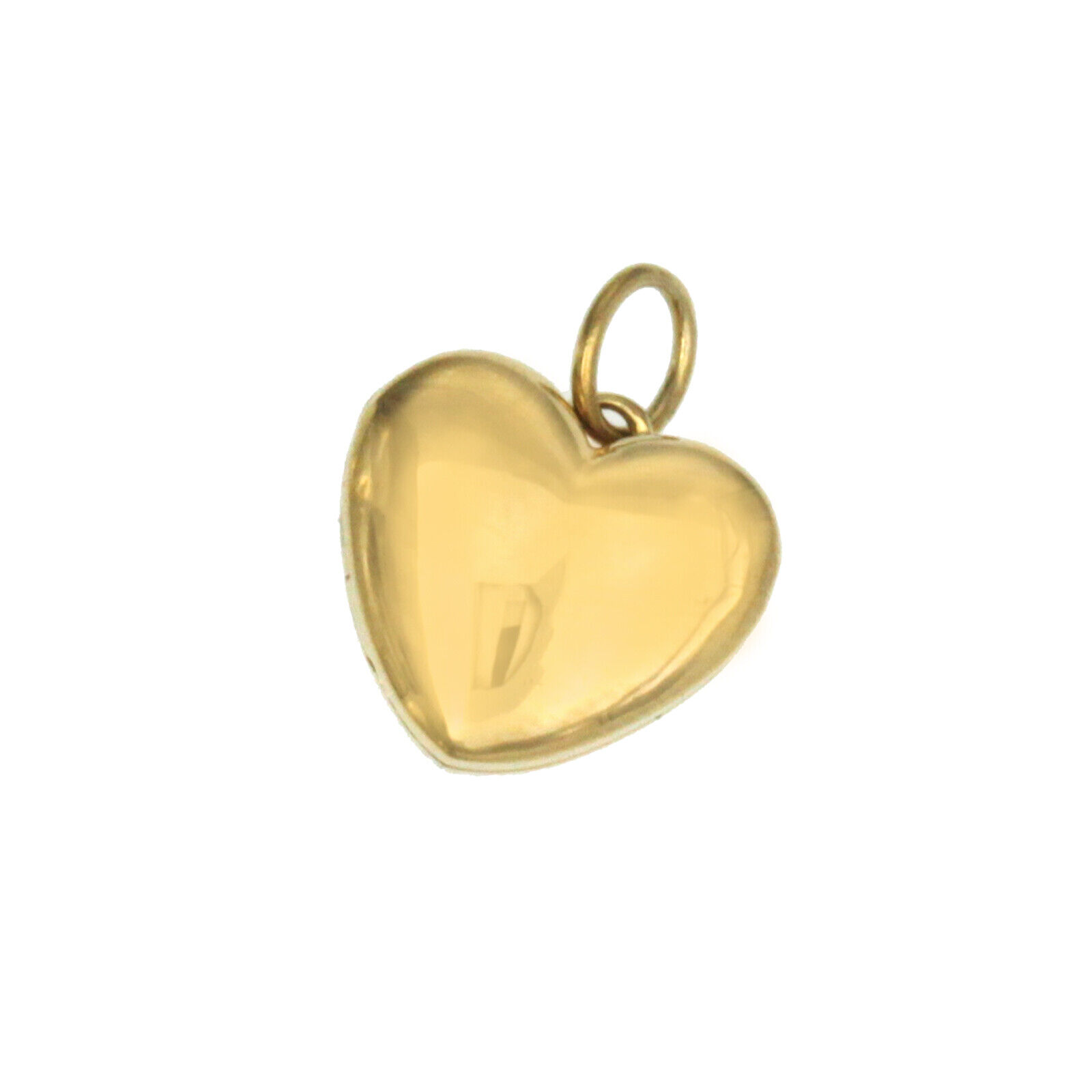 Tiffany  Co. 18k Yellow Gold Heart Locket Pendant Charm