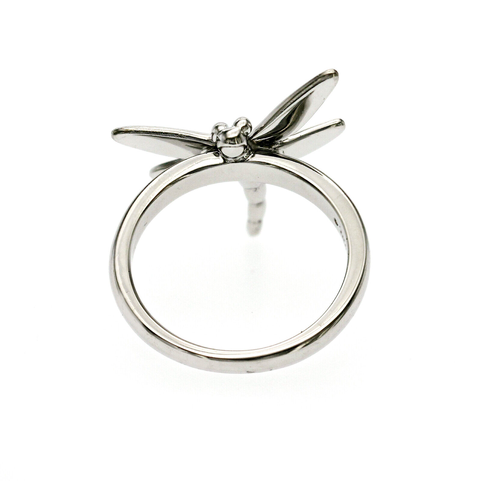 Tiffany & Co. リング　メロディ TIFFANY & CO. 18k White Gold Diamonds Dragonfly Ring Size 6.5