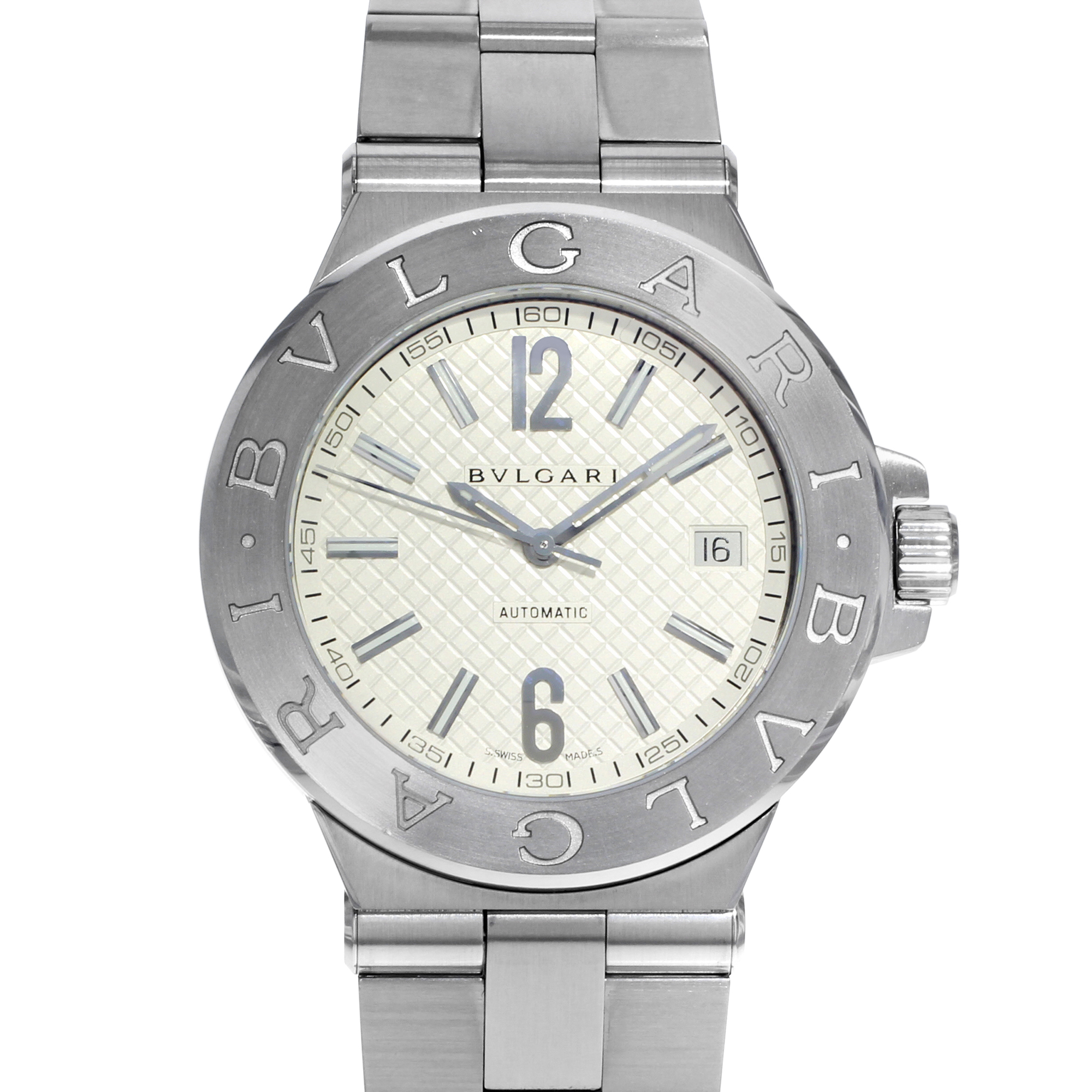 Bulgari Diagono DG40C6SSD 40mm Mens Watch