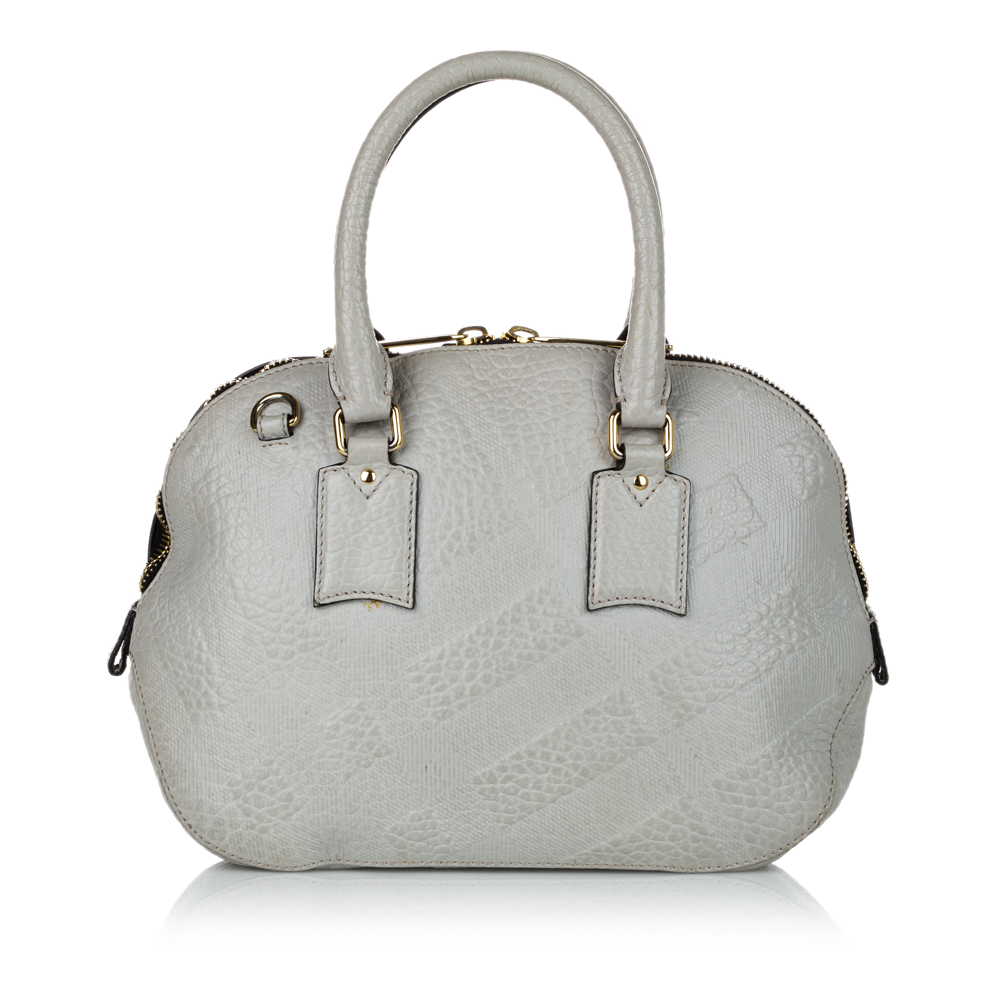 Burberry Orchard Leather Satchel