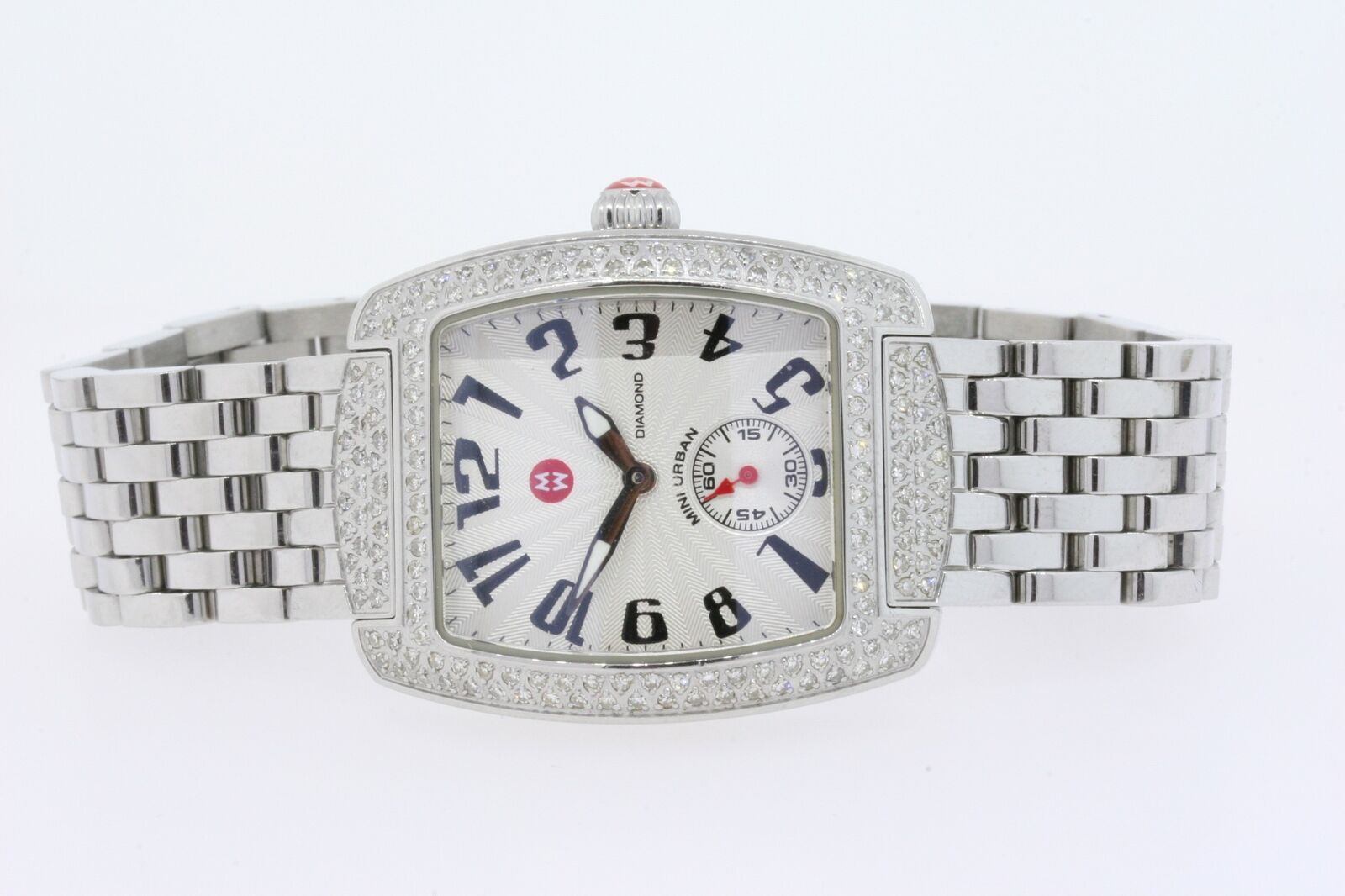 Michele Urban Diamond Silver Dial Quartz Ladies Watch Michele Urban Diamond Silver Dial Quartz Ladies Watch  main image 2