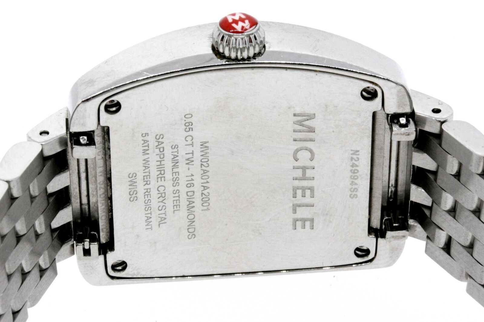 MICHELE MW02A00 WOMENS MINI URBAN STAINLESS STEEL Michele Mini Urban Watch - MW02A00 | The RealReal main image 2