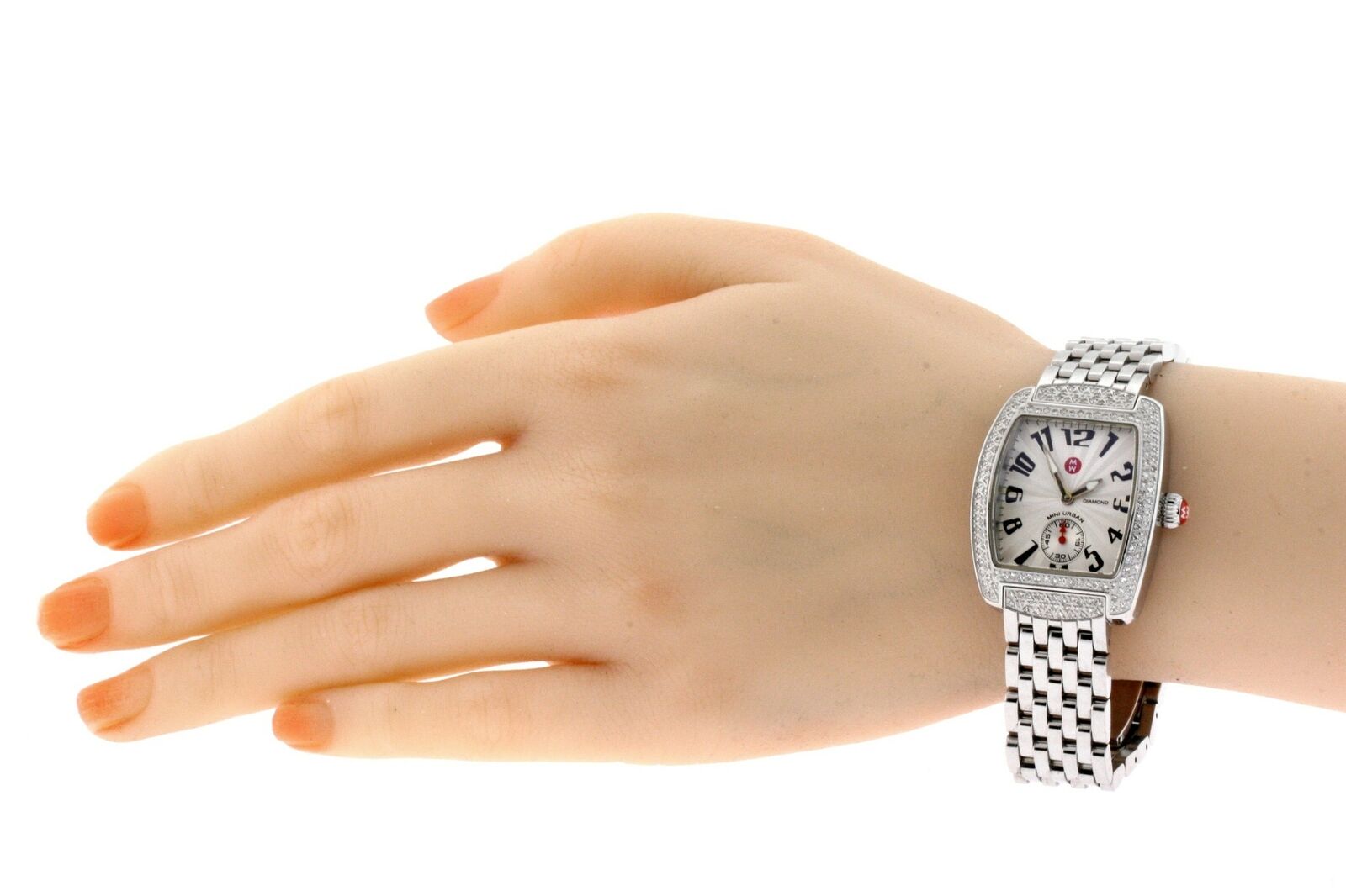 Michele urban mini diamond watch Women main image 3