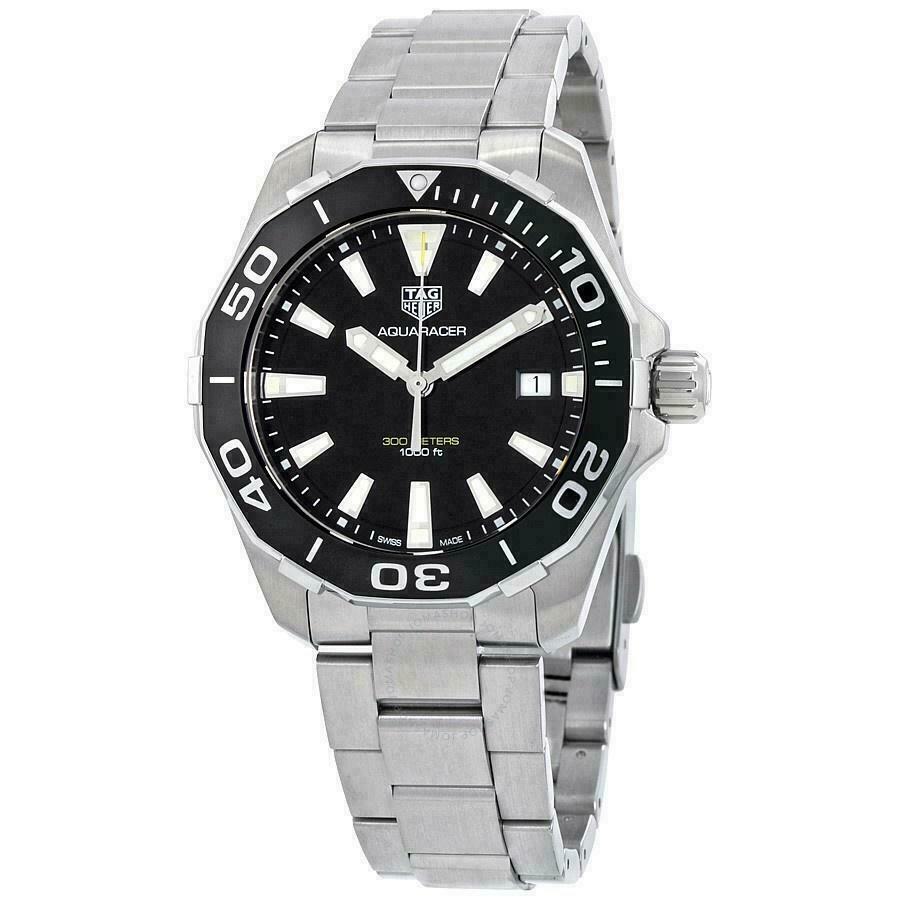 BRAND NEW TAG HEUER MENS AQUARACER WAY111A.BA0928 BLACK SWISS QUARTZ 41MM WATCH
