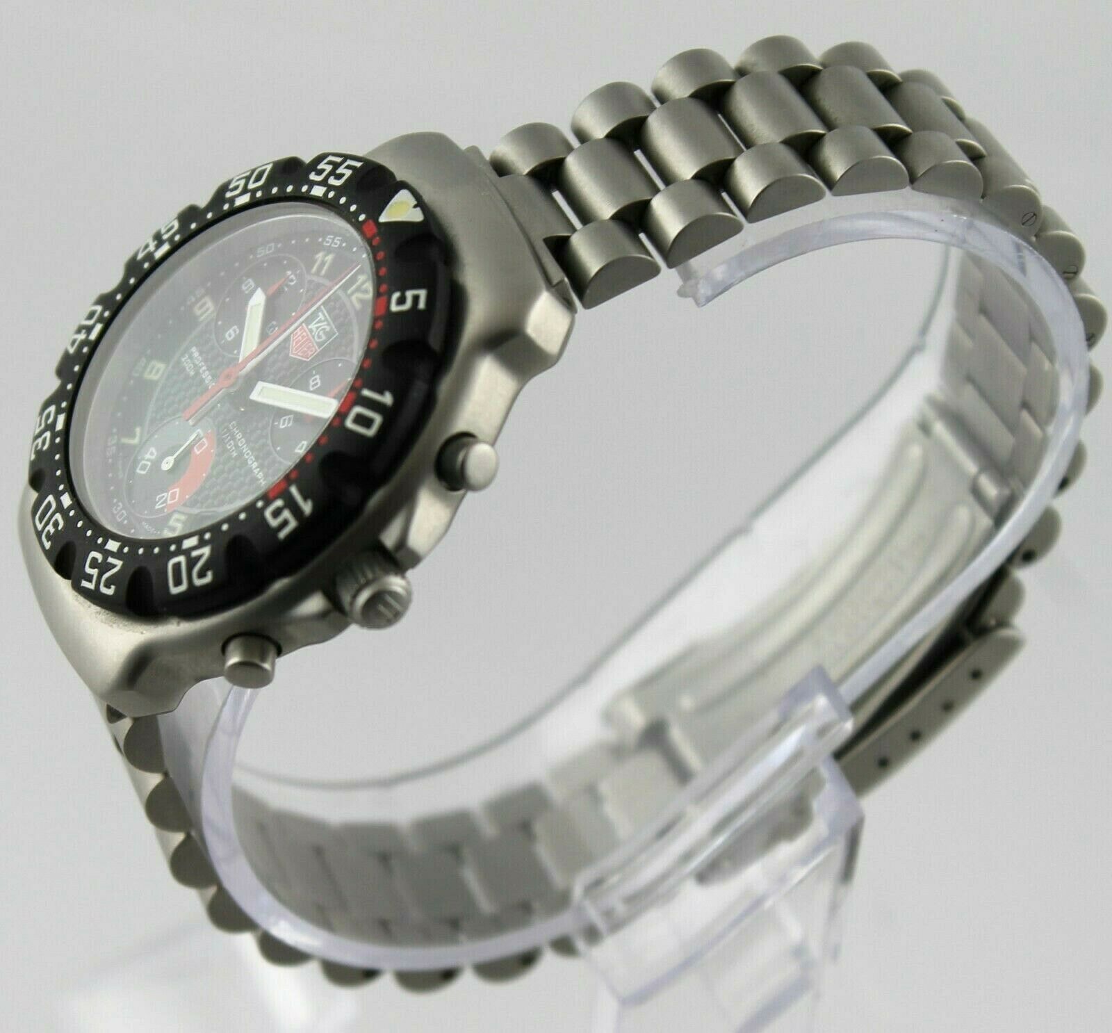 TAG HEUER CA1211.BA0493 BLACK FORMULA 1 CHRONOGRAPH RED MENS SPORT