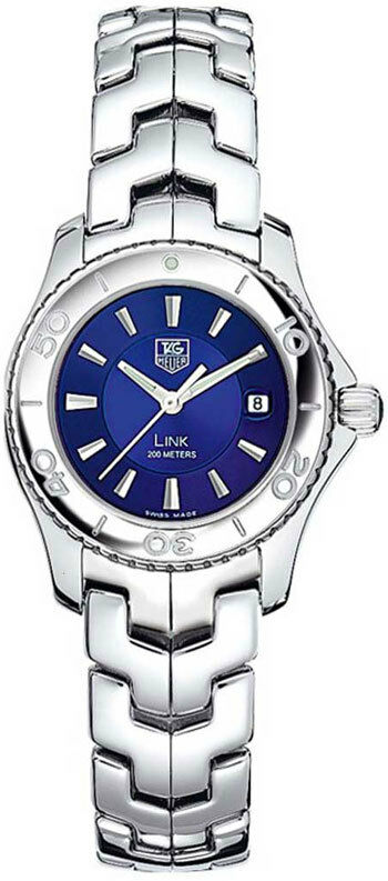 TAG HEUER LADIES LINK WJ1312.BA0572 BLUE SWISS QUARTZ LUXURY WATCH GIFT IDEA BOX