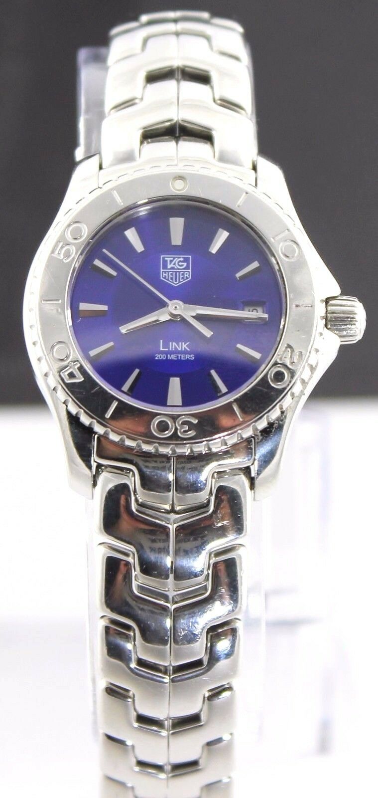 TAG HEUER LADIES LINK WJ1312.BA0572 BLUE SWISS QUARTZ LUXURY WATCH
