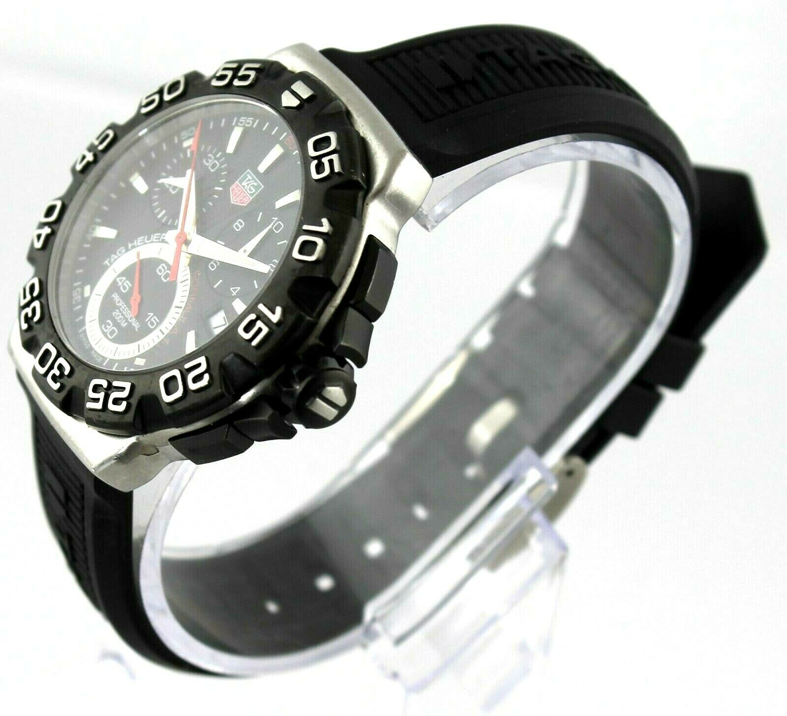 TAG HEUER FORMULA 1 CAH1110.BT0714 MENS QUARTZ CHRONOGRAPH BLACK