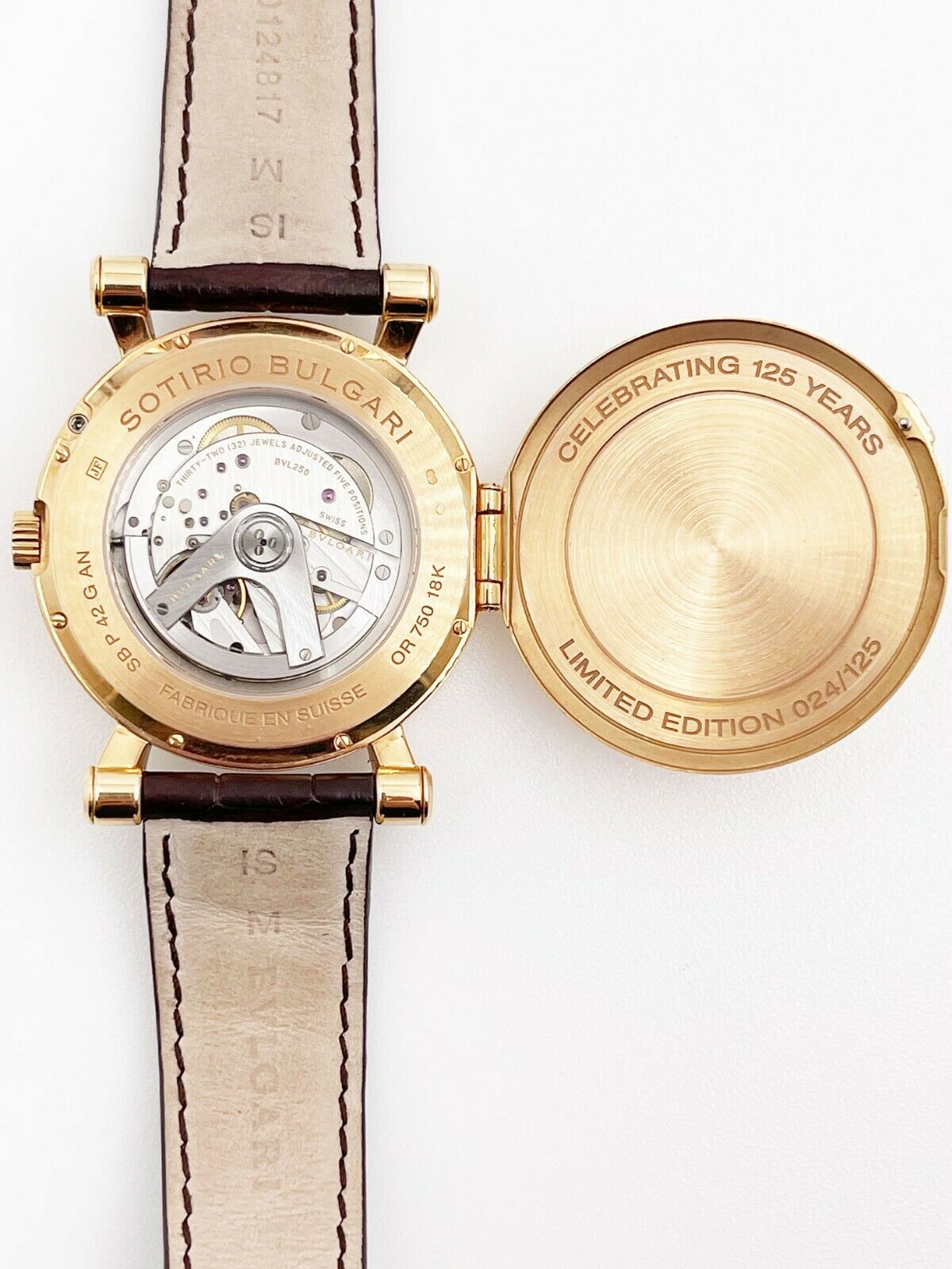 BULGARI Sotirio BVLGARI 125th Anniversary SBP42 18K Rose Gold