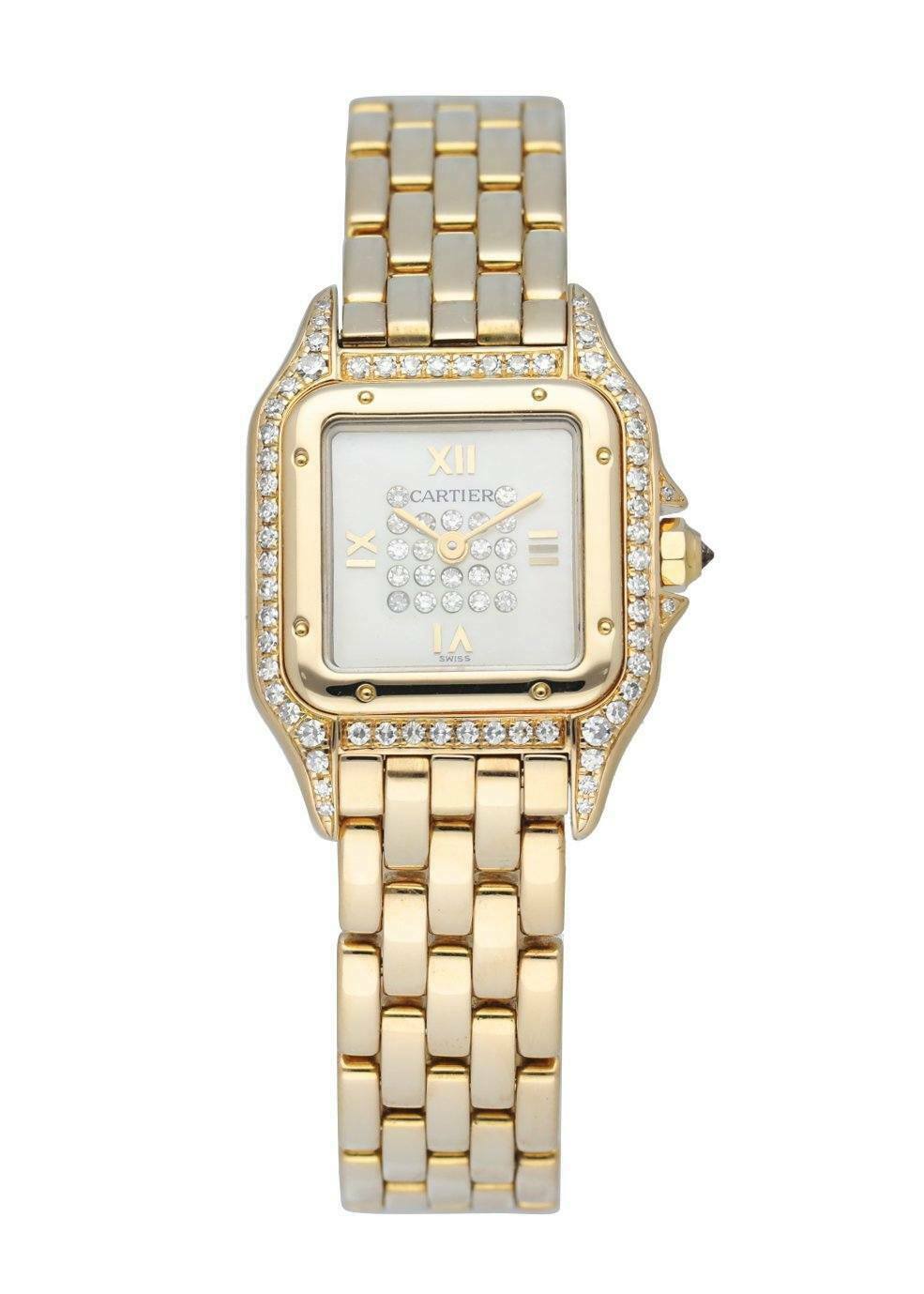 Cartier Panthere 8057915 18k Yellow Gold  Diamonds Ladies watch.