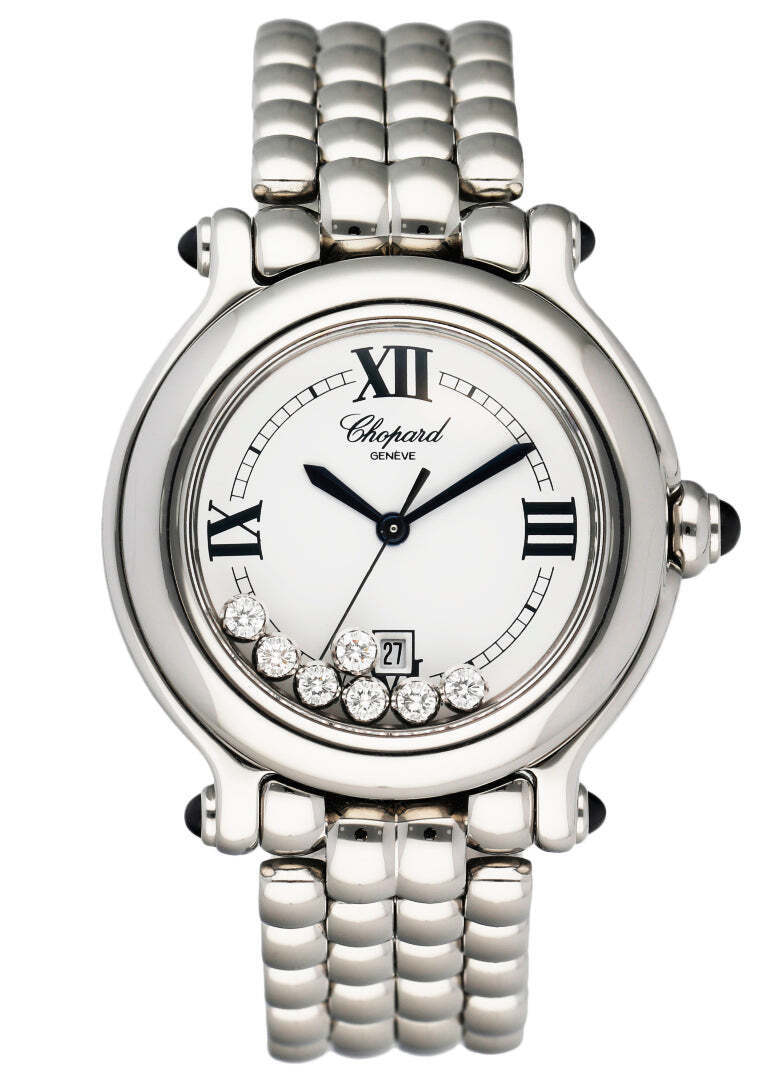 Chopard Happy Sport White Dial Ladies Watch