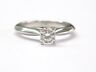 Hearts On Fire Adoration Radiant Diamond Solitaire Engagement Ring .55CT G-VS2