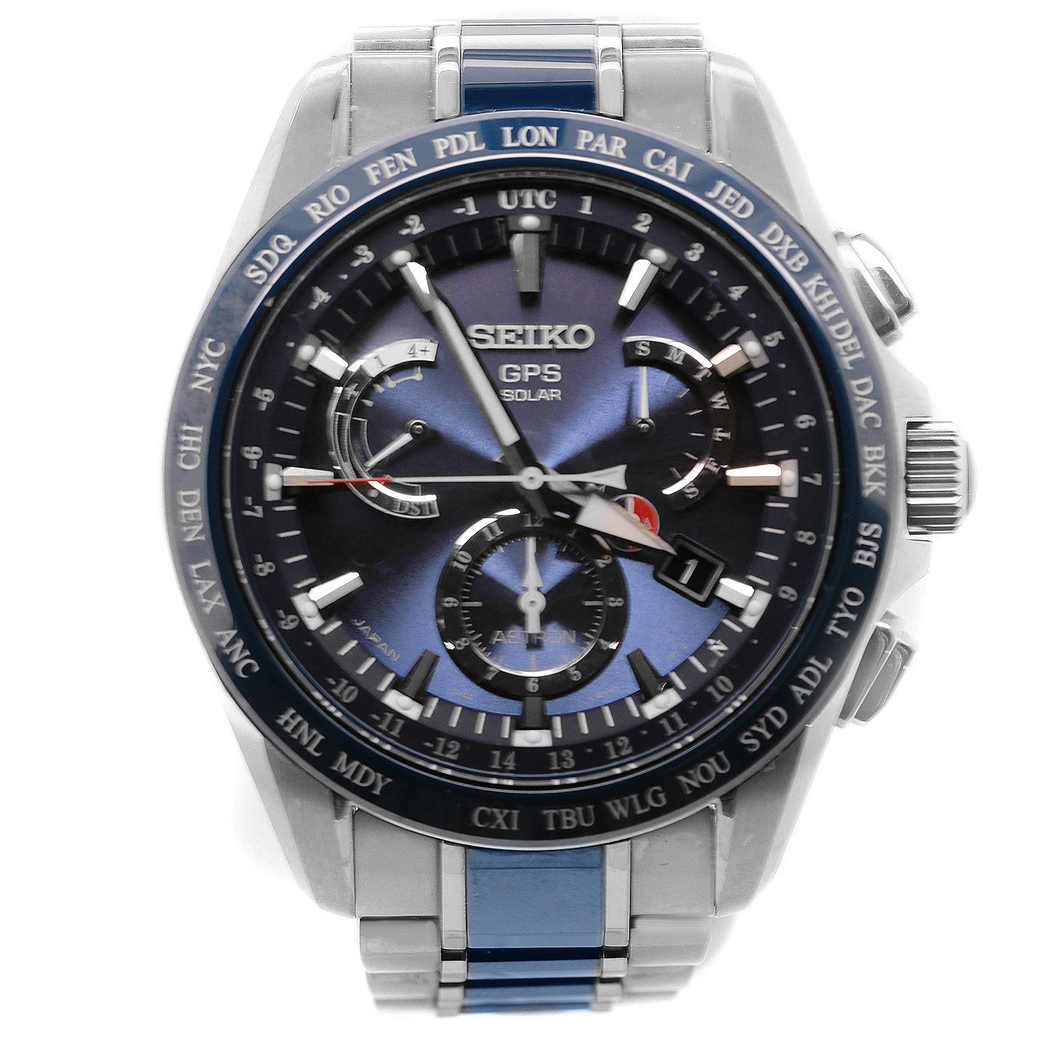 Seiko Astron GPS Solar Dual Time Watch